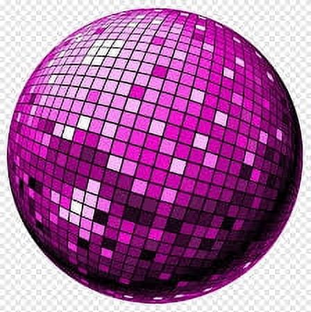 Star Magic Mirror Disco Ball Party Decoration (Purple, 2 in) aq8pp