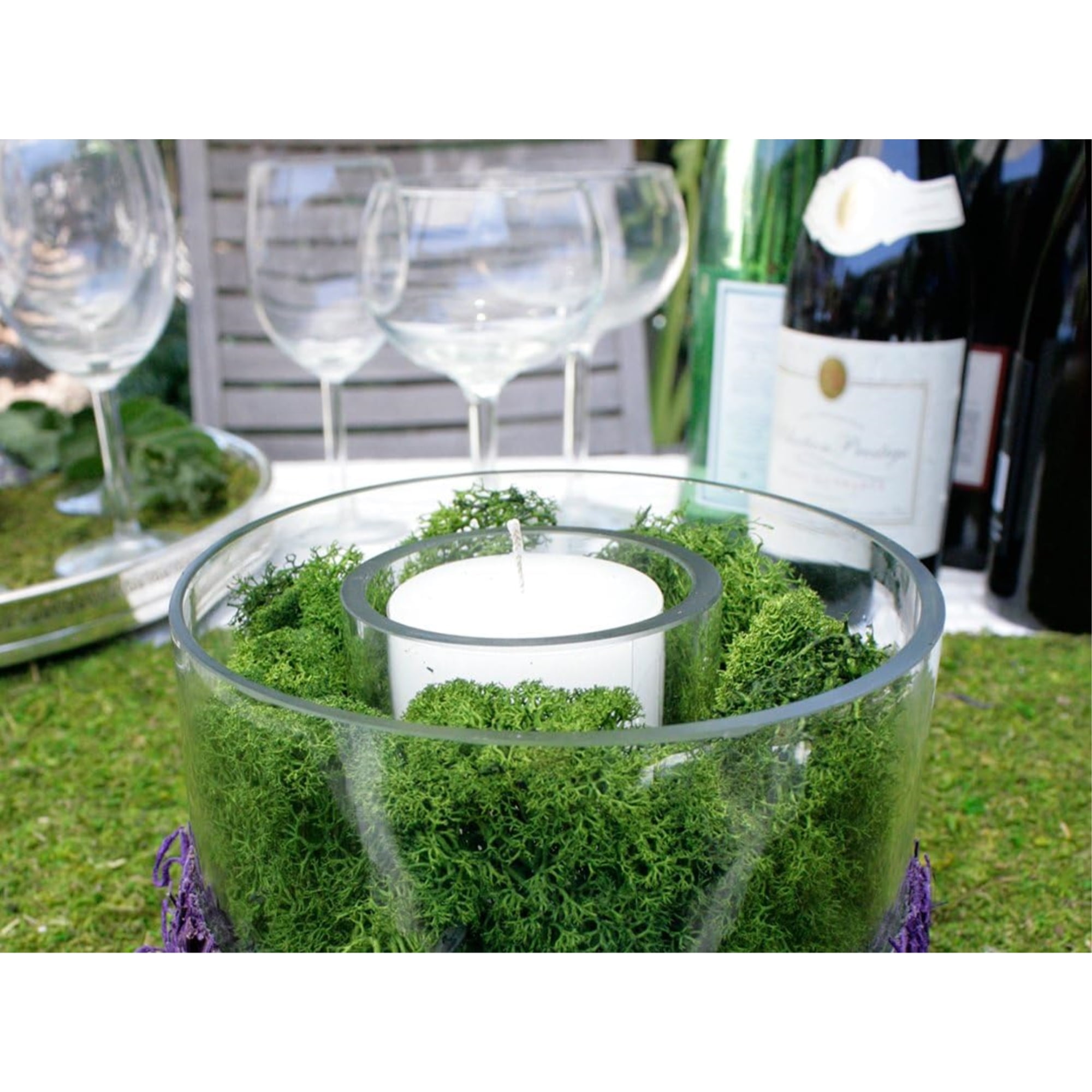 SuperMoss Preserved Reindeer Moss Decorative Craft Filler (Green, 8 oz) 8554h