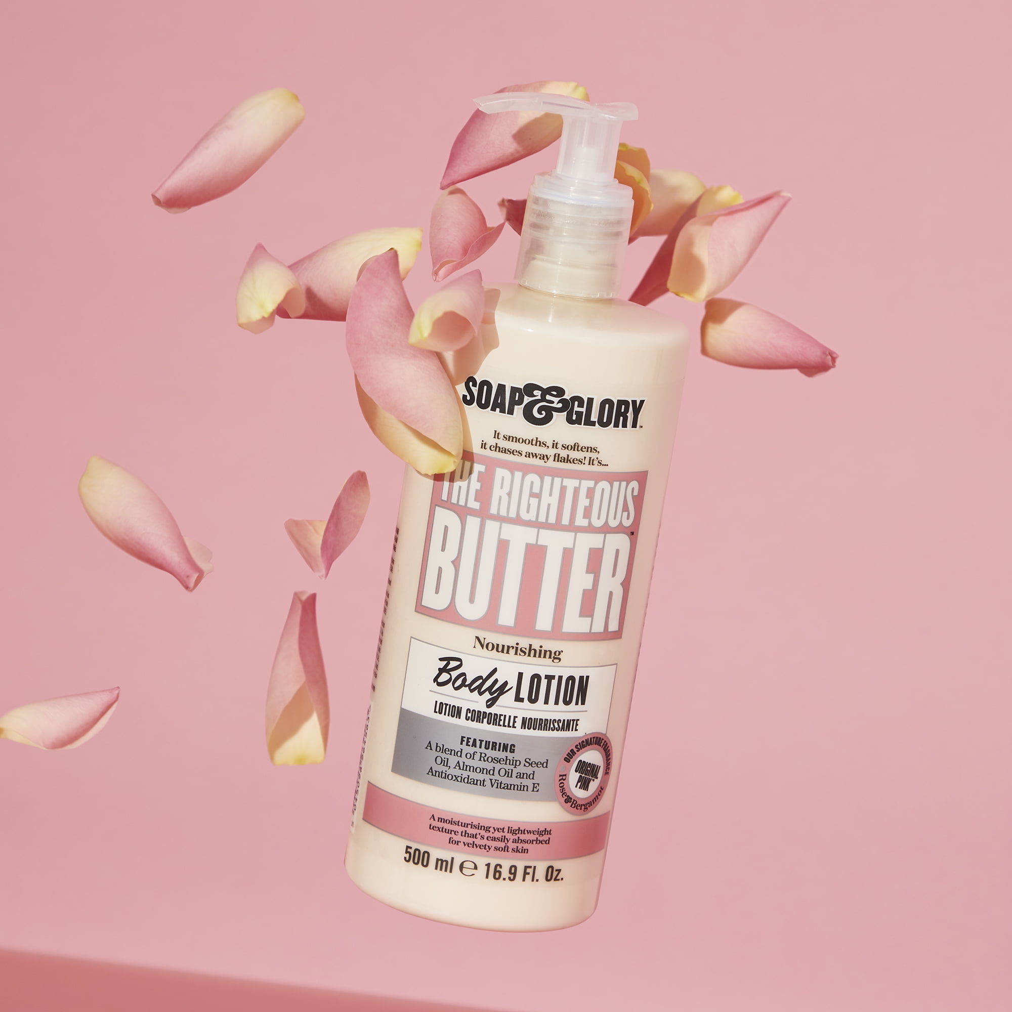Soap & Glory The Righteous Butter Moisturizing Body Cream (Pink, 16.9 fl oz) 4iasj