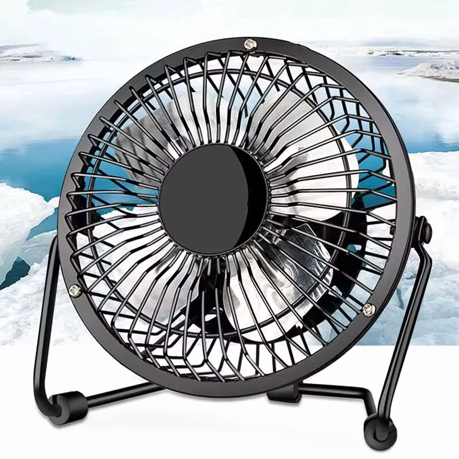 Knack Portable USB Mini Fan Personal Desktop Air Cooler (4 in) g99mv