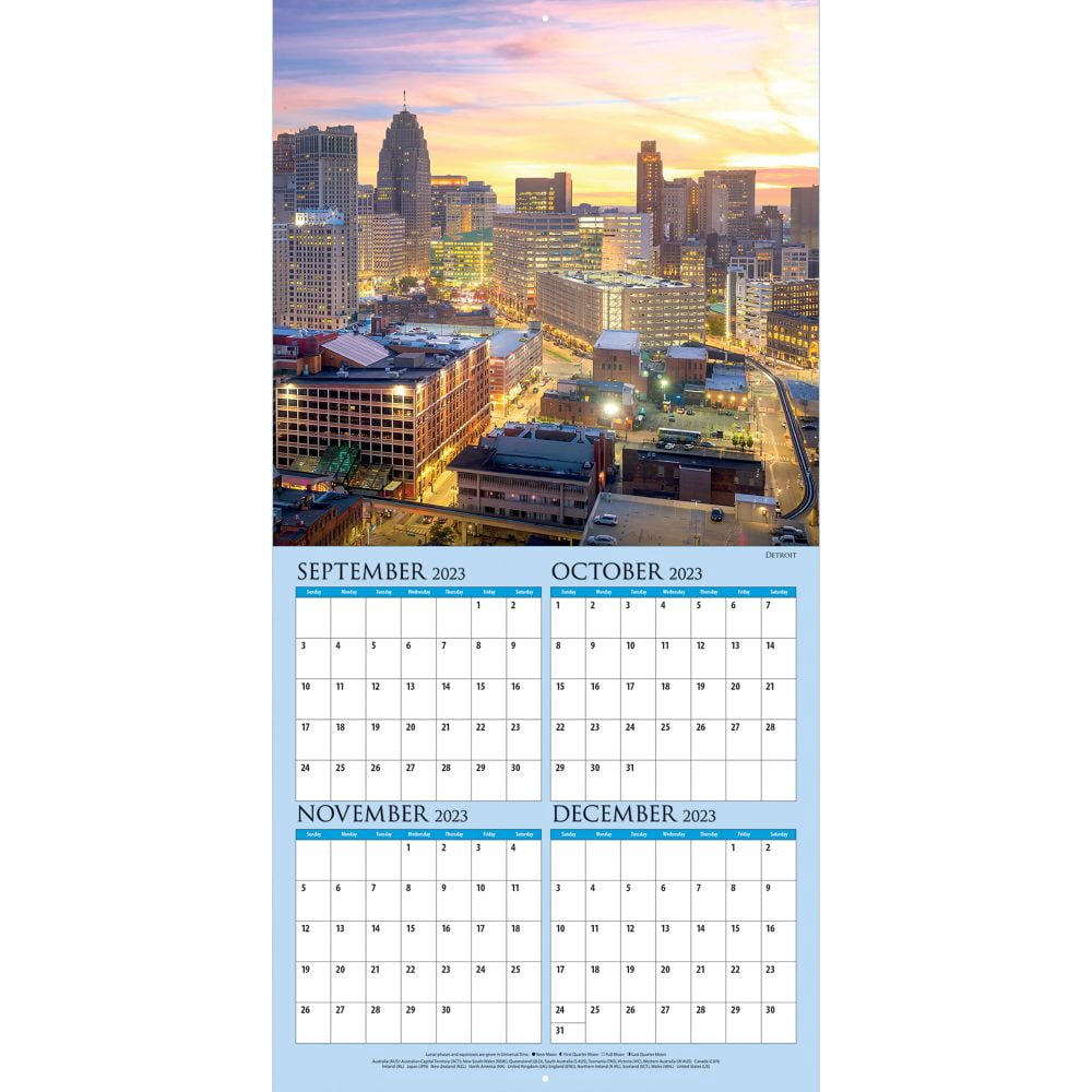Turner Licensing Michigan 2024 Wall Calendar (12 in x 12 in) c93oa