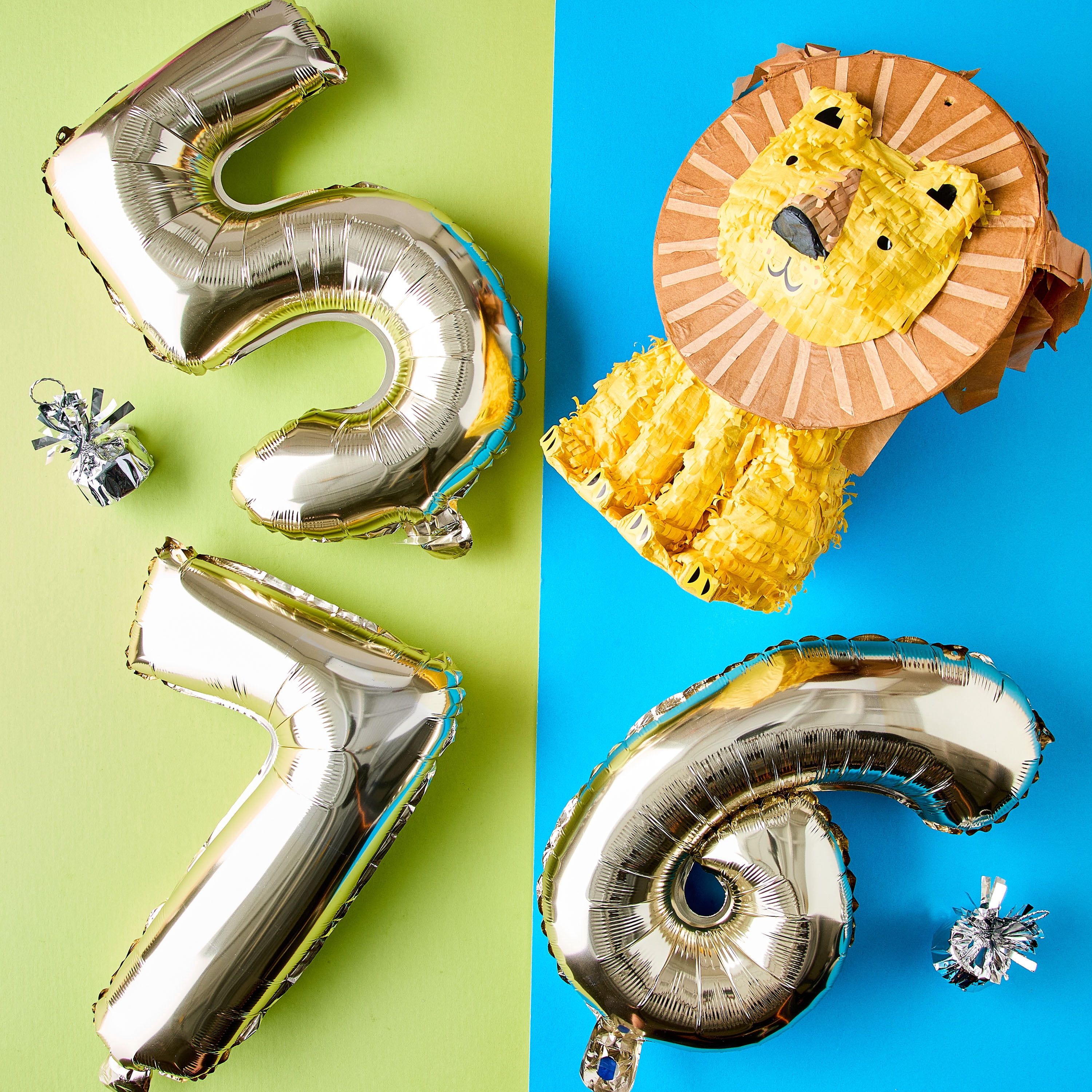 Way To Celebrate Number 5 Gold Foil Party Balloon (16 in) f8oj0