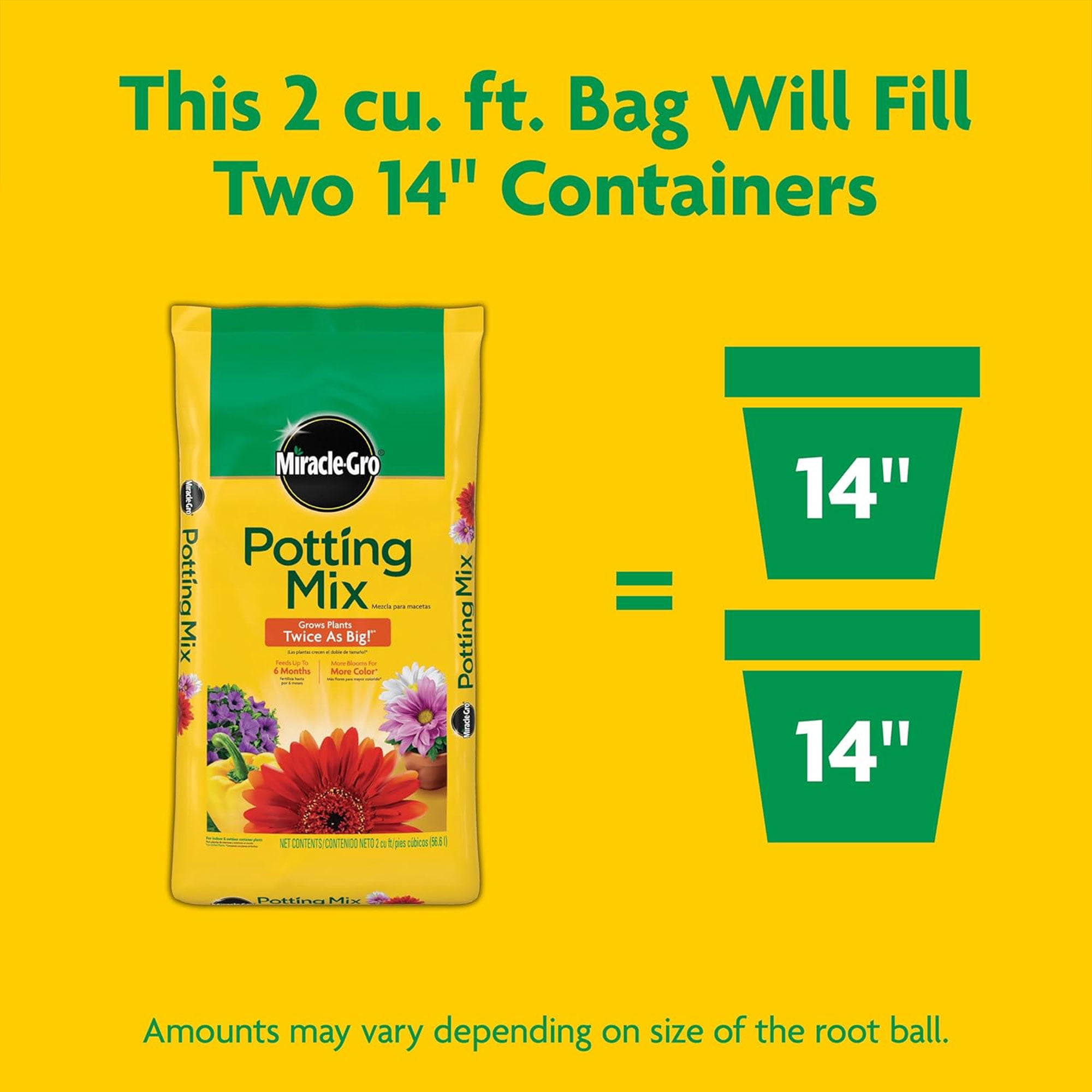 Miracle-Gro Potting Mix and Indoor Plant Food Spikes (2 cu ft Soil, 24-Pack Spikes) h4ot8