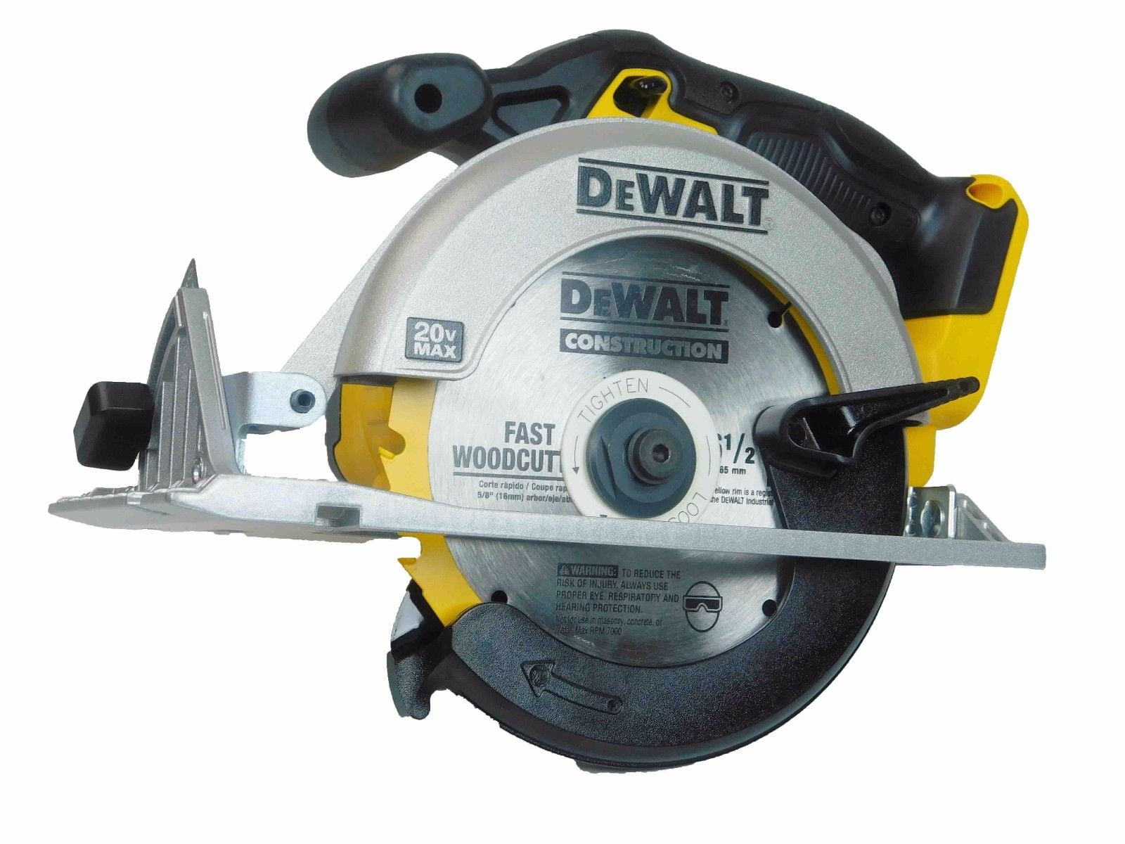 DEWALT 20V MAX Circular Saw, 6-1/2-Inch Blade, High-Performance Cordless Power Tool (Bare Tool Only) j8xv8