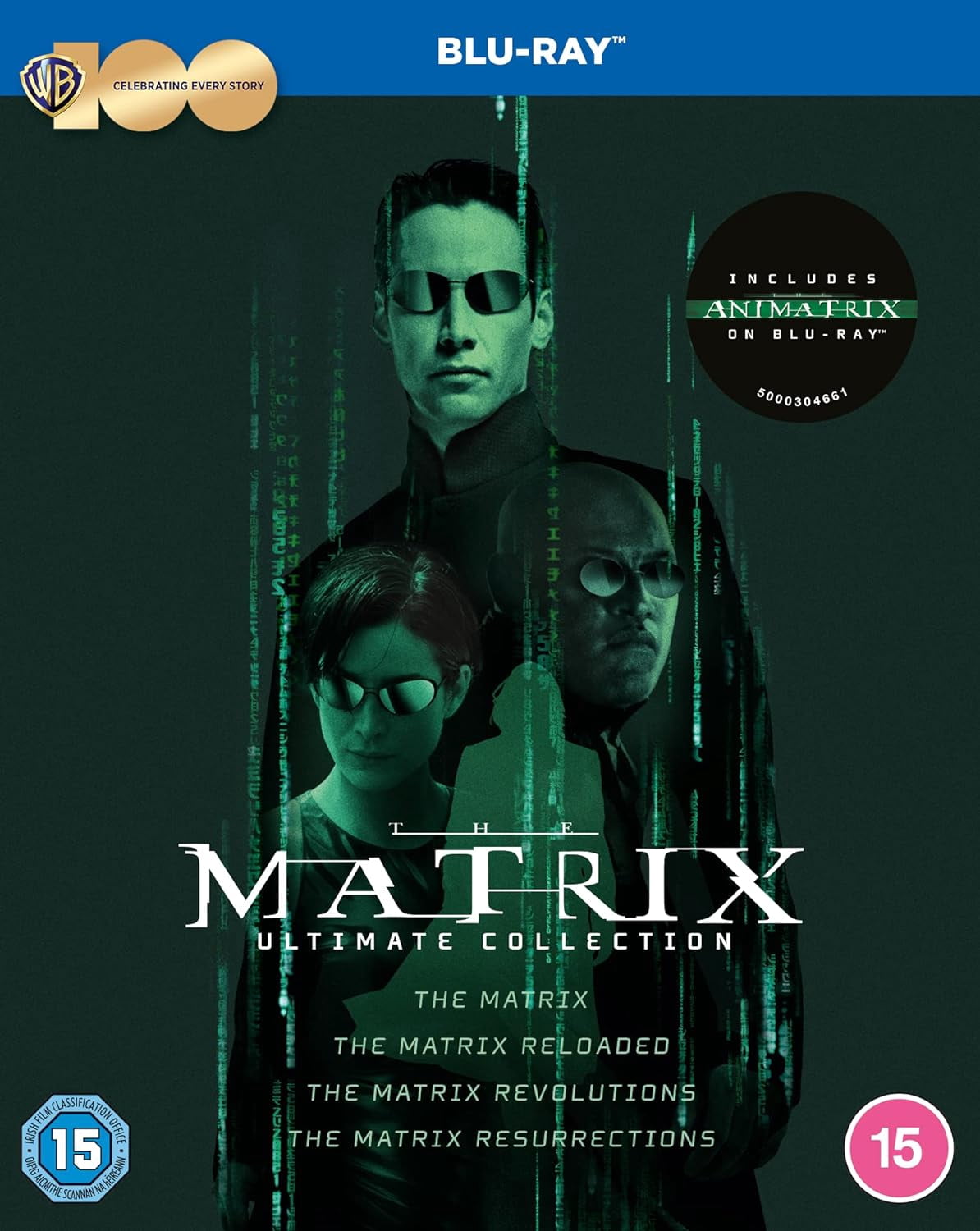 Warner Bros. The Ultimate Matrix Collection (Blu-ray, 7-Disc Set) sk1dt