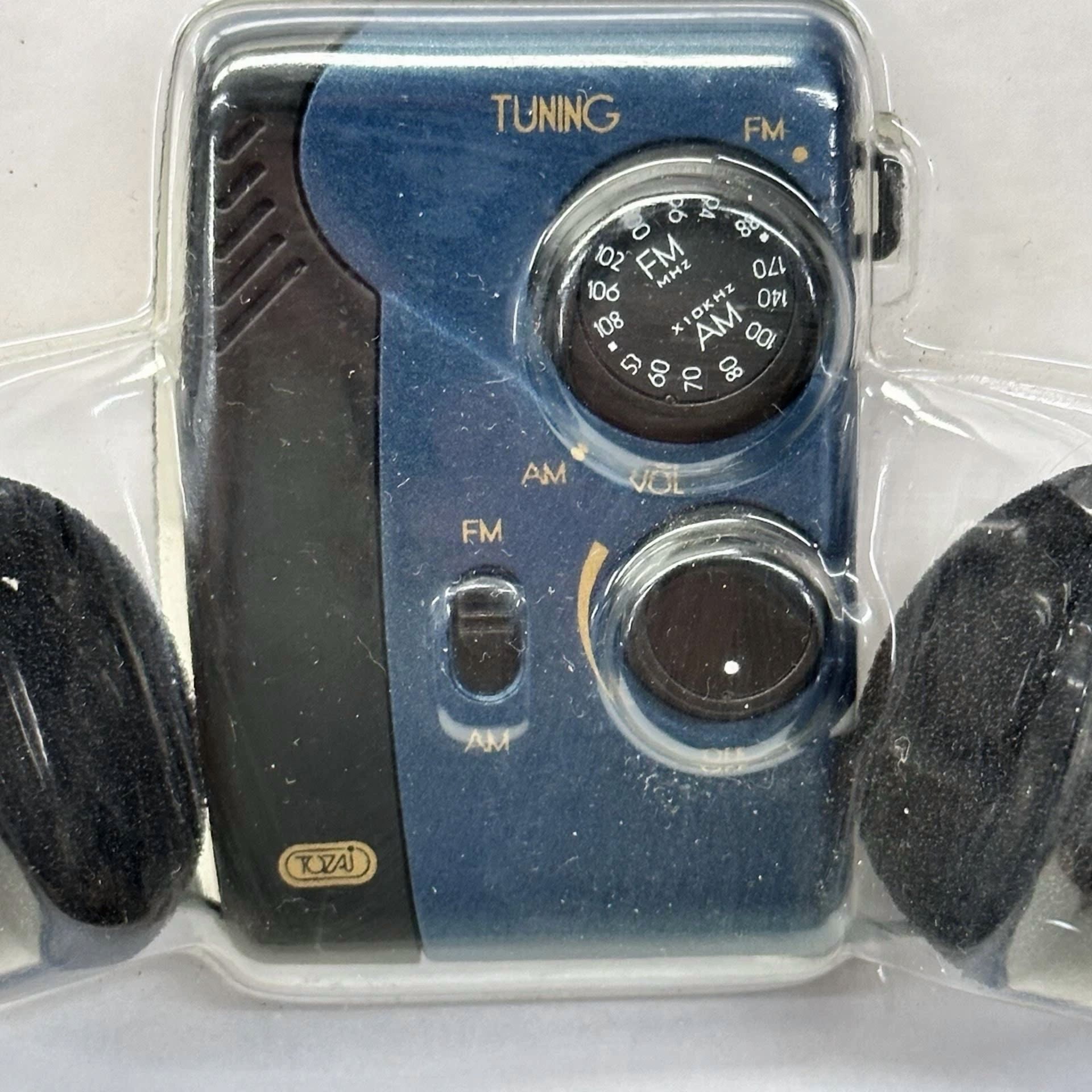 YANI Vintage Tozai Personal AM/FM Radio Player with Headphones (Portable, Compact) i9sfj