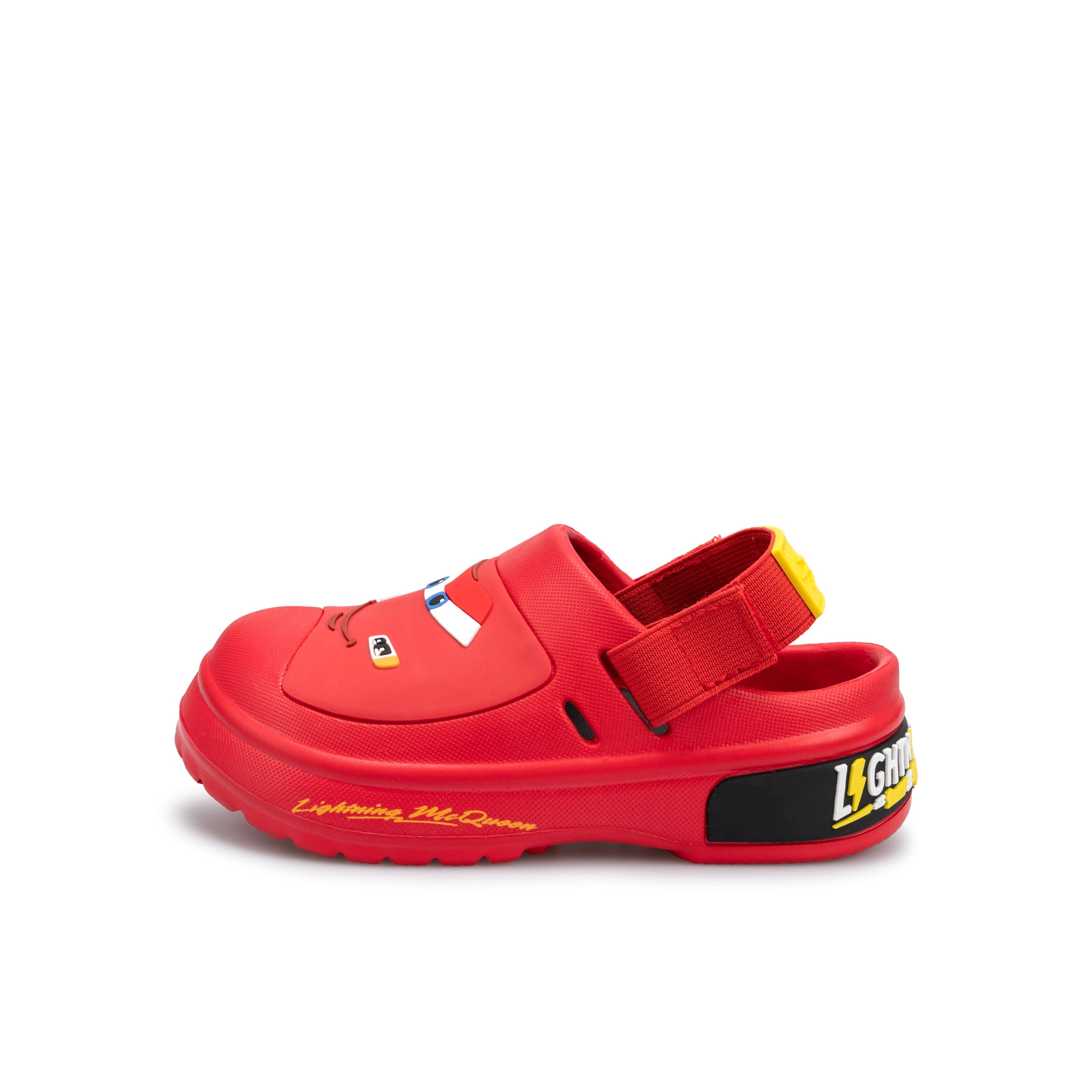 Disney Pixar Cars Toddler Boys Comfort Clog Lightweight Slip-on Shoes (Red, 8 Toddler) v3sb3