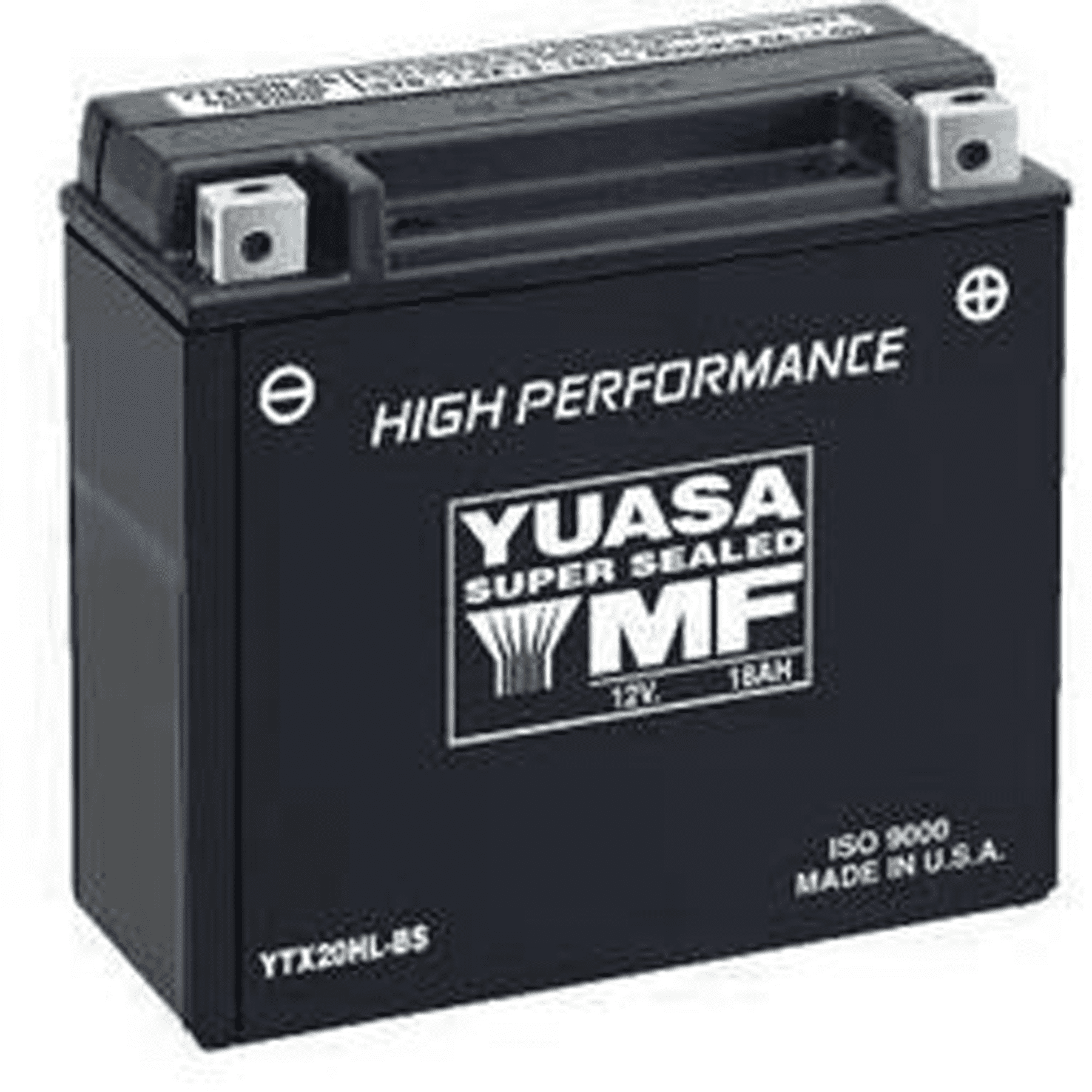 Yuasa GYZ20L Factory Activated AGM Motorcycle Battery (12V, 20Ah, 250 CCA) edjdw