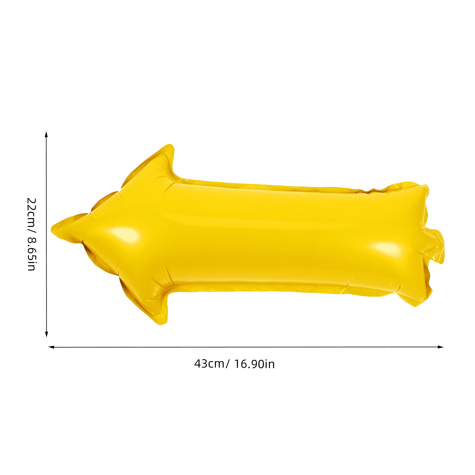 Generic Balloon Arch Kit Arrow Shape Party Decoration (Yellow, 5 Pcs) p6mzm