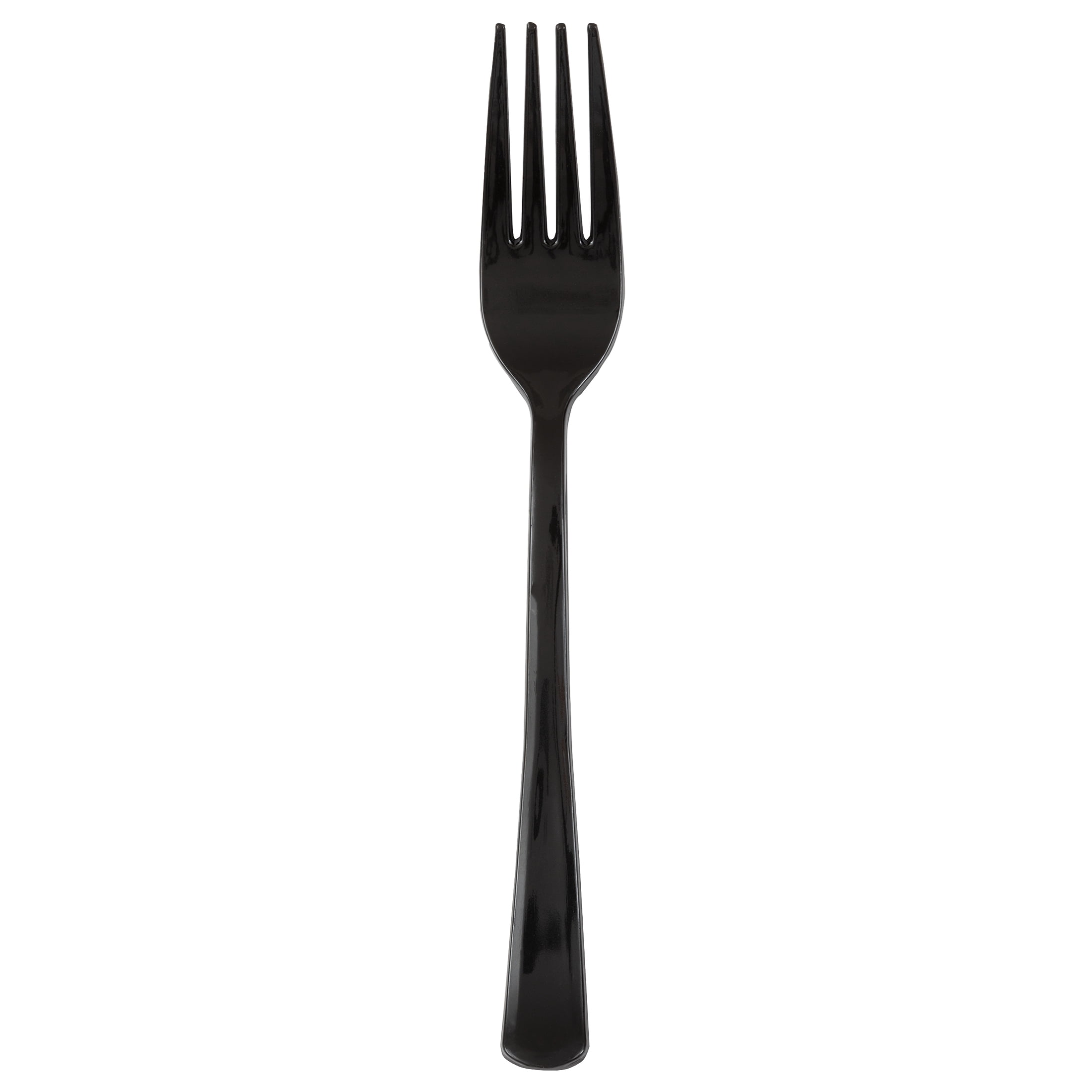 Way To Celebrate Disposable Metallic Plastic Cutlery Set (Black and Gold, 24 Count) 1ulz8