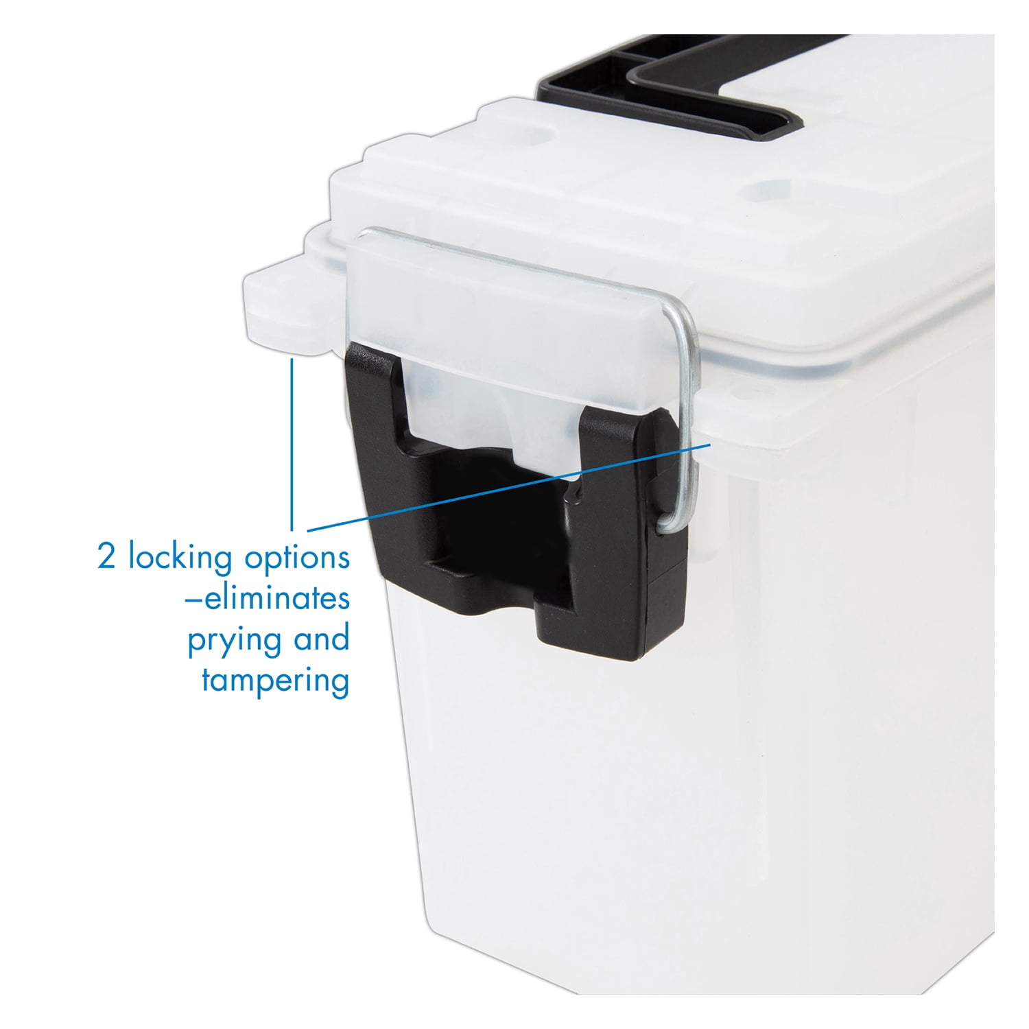 Logix Craft Storage Box, Heavy-Duty Organizer for Supplies (Frost White, 2 Pack, 11.5 x 5.06 x 7.25 in) ogy31