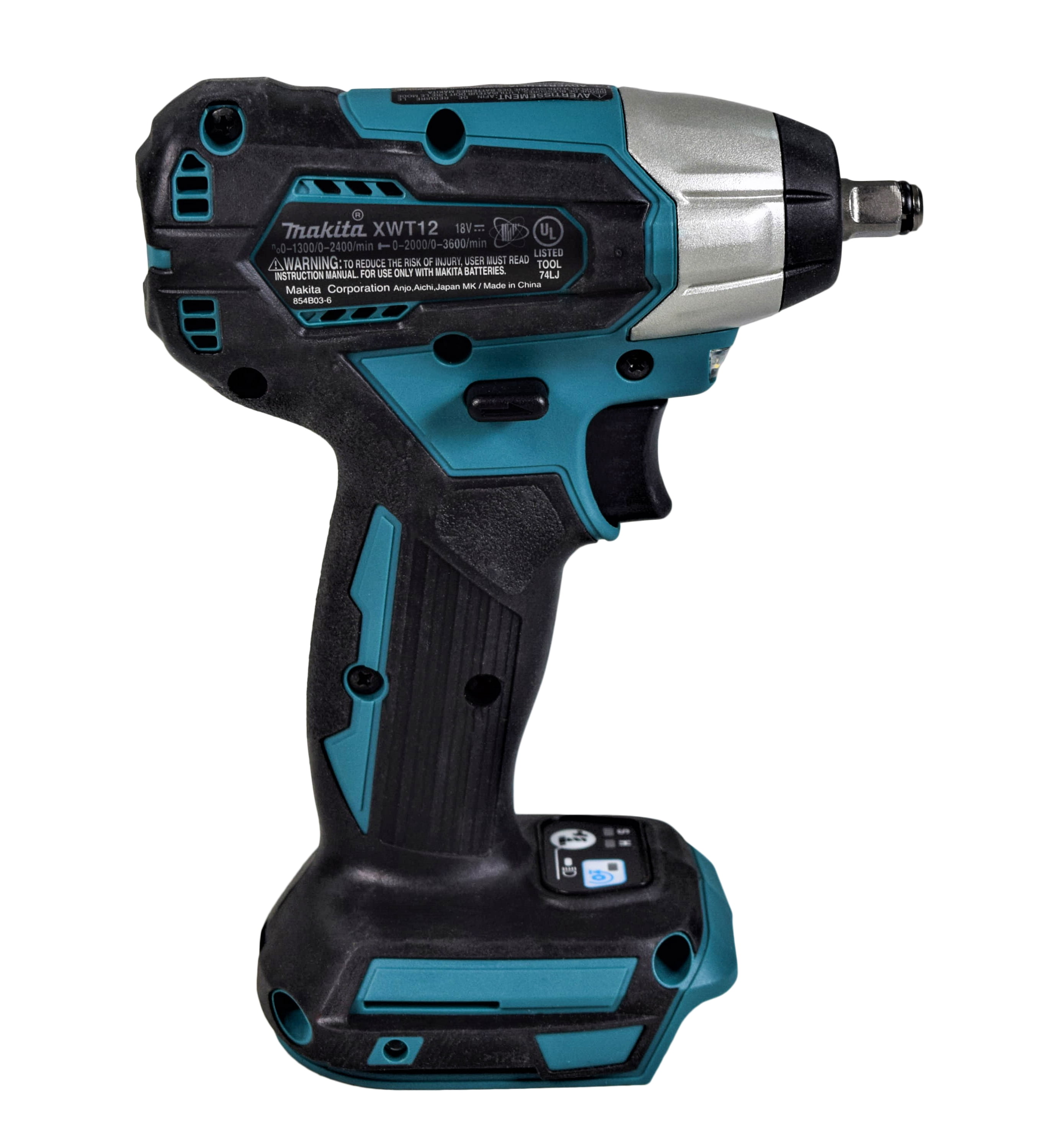 Makita 18V LXT Brushless Cordless 3/8 in. Square Drive Impact Wrench (Black, 5.625 in.) bhgin