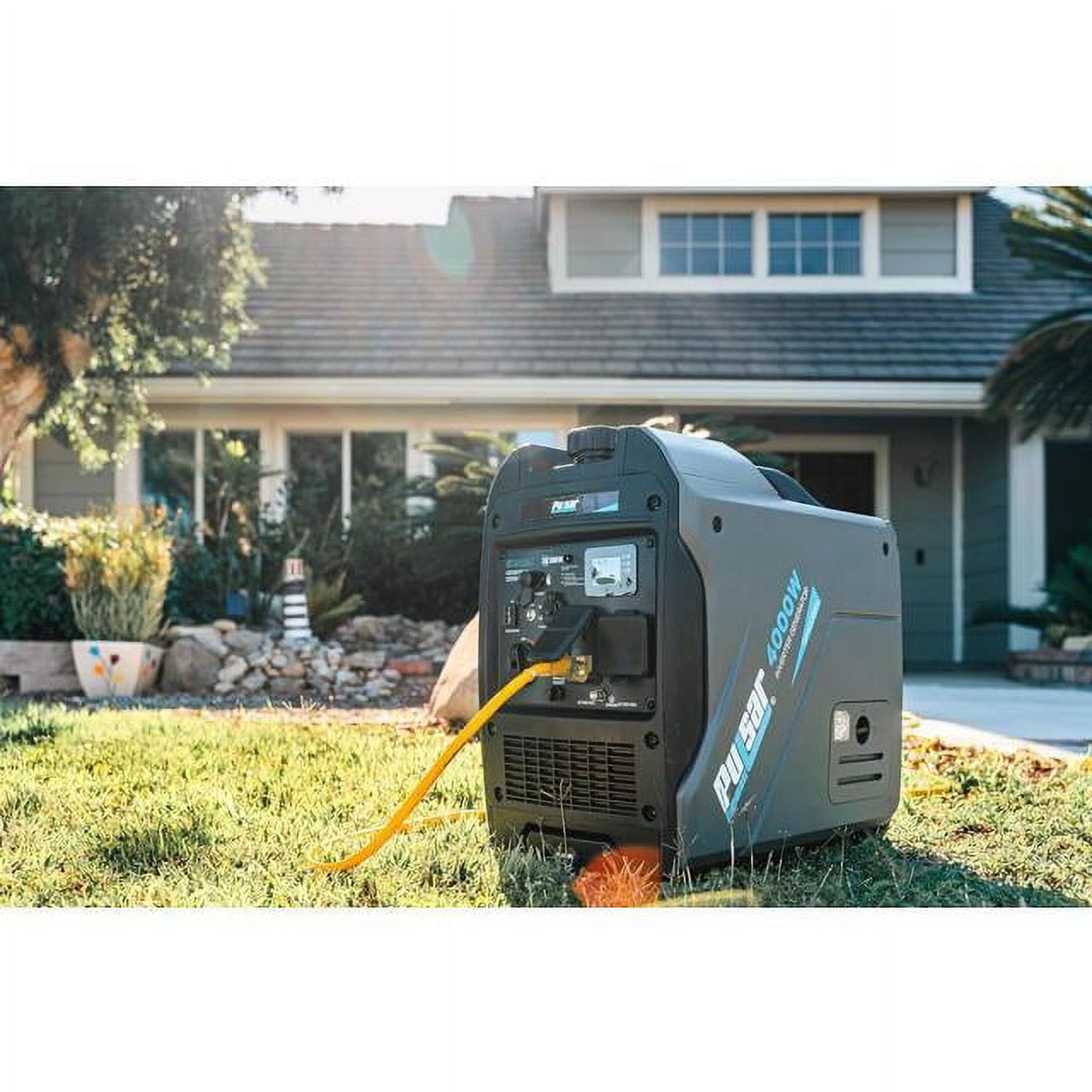 Pulsar Dual Fuel Inverter Generator 4000W GX400BN (Portable, Quiet, 30A RV Ready, 2.11 gal) 2bqsa