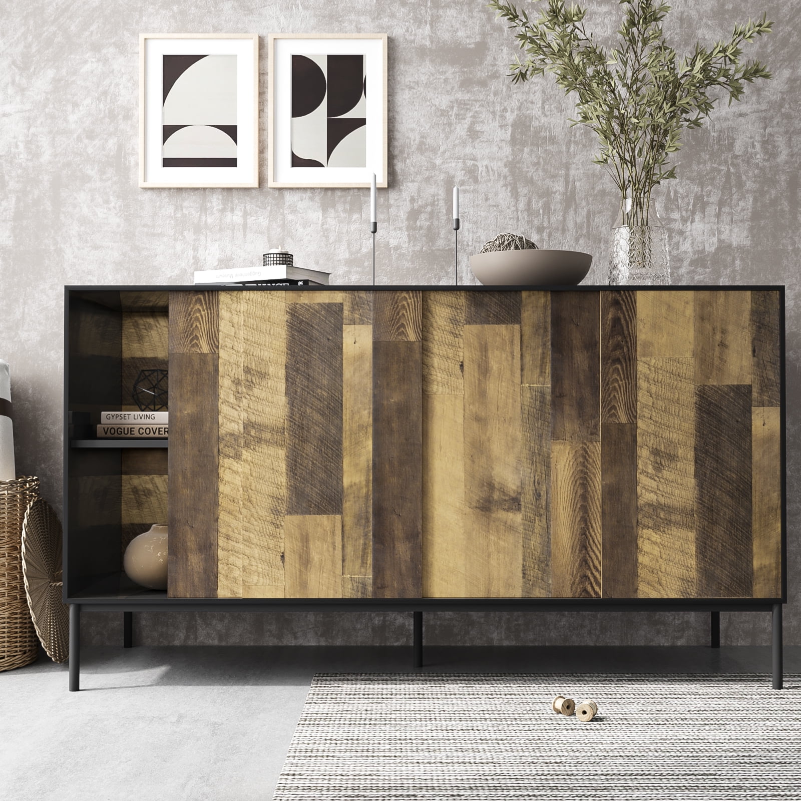 VEELIKE Wood Plank Contact Paper, Waterproof Peel and Stick Vinyl Wallpaper for Furniture and Cabinets (Brown, 15.7 in x 354 in) xni0r
