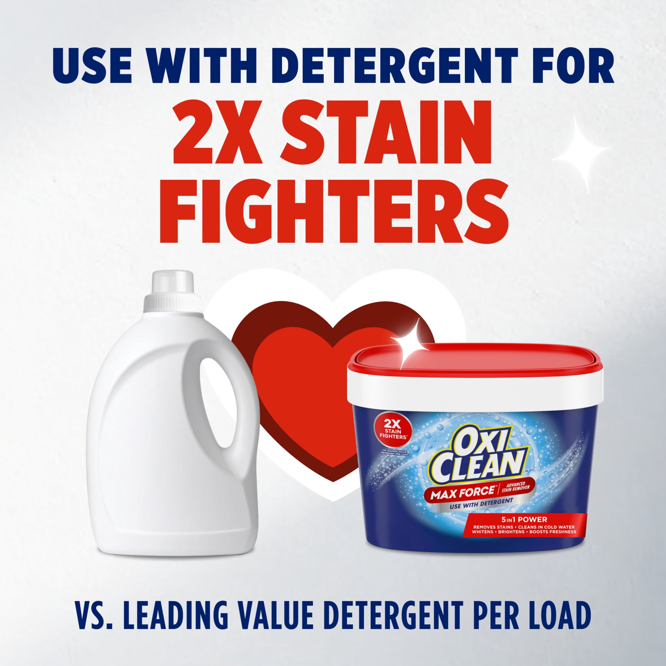 OxiClean Max Force Advanced Stain Remover Powder, Color-Safe Laundry Additive (3 lb) sgvxf