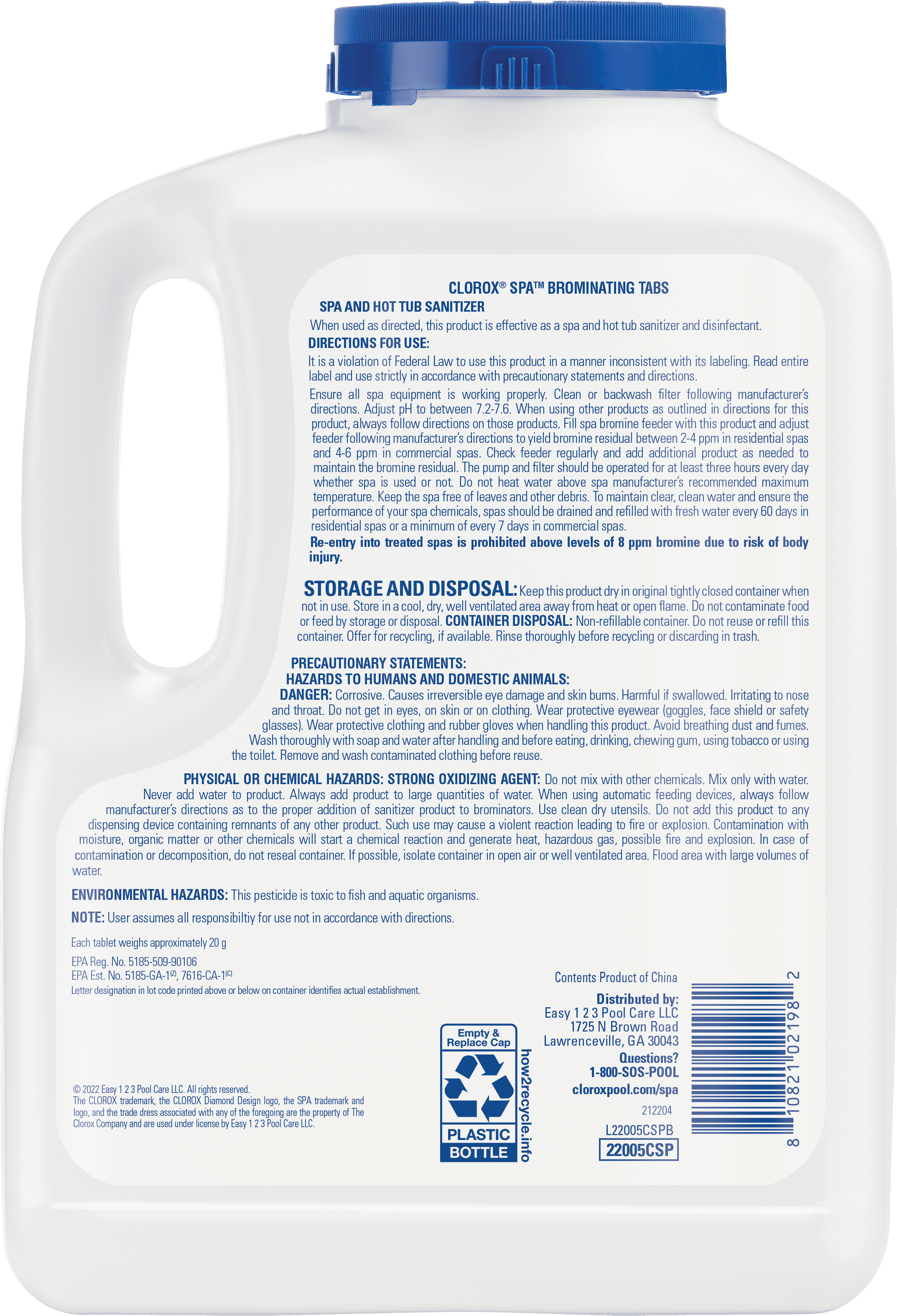 Clorox Pool&Spa Brominating Tablets for Hot Tubs and Spas (5 lb) mdaqi