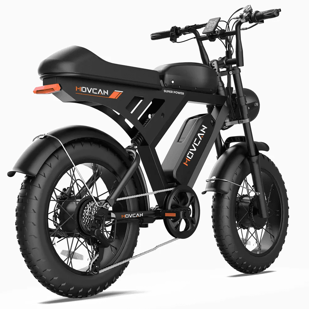 Movcan V30 Pro Max Electric Bike for Adults, 3000W Dual Motor Off-Road E-Bike, 120 Mile Range, 20 in x 4 in Fat Tires (Black) 1apag
