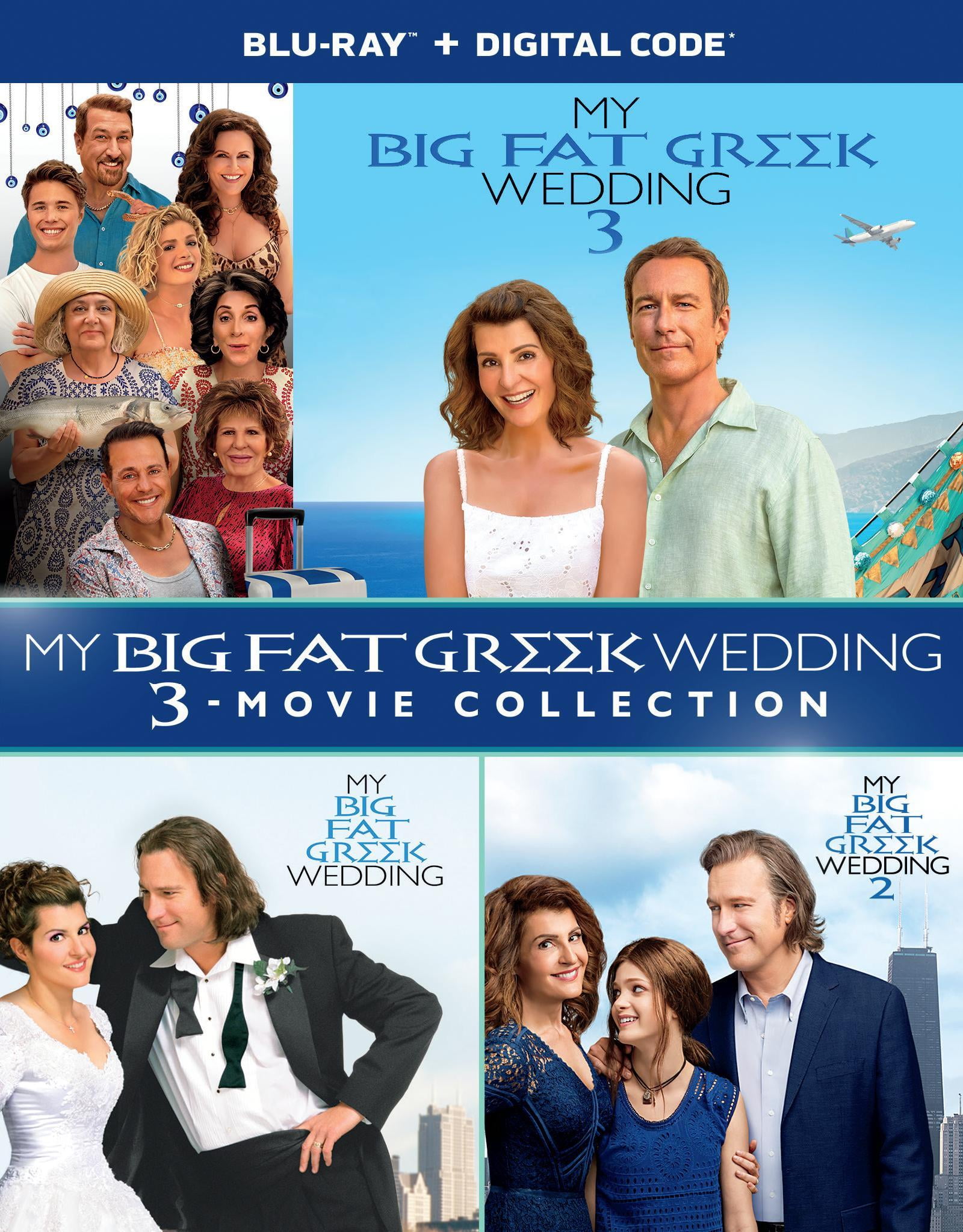 SDS My Big Fat Greek Wedding 3-Movie Collection (Blu-ray + Digital Copy, 3 Disc Set) 00g91