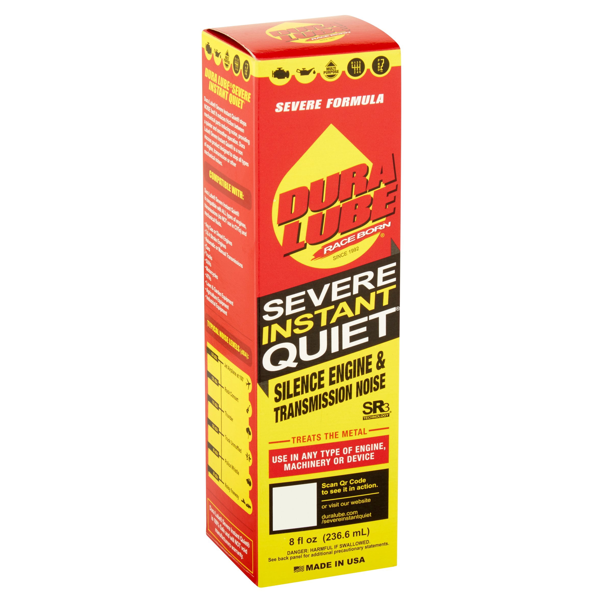 Dura Lube Severe Instant Quiet Engine Treatment, High-Performance Friction Reducer (8 oz) jxv96