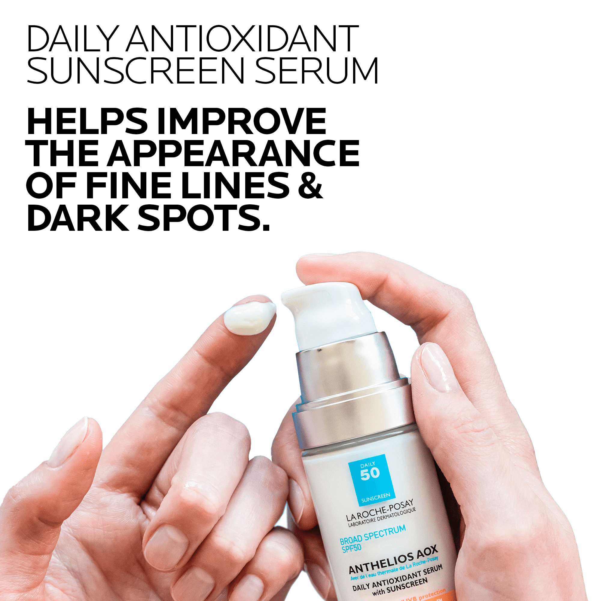 La Roche-Posay Anthelios AOX Daily Antioxidant Serum with SPF 50 Sunscreen (1.0 fl oz) mkvtm