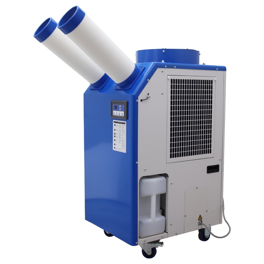 Techtongda Industrial Portable Air Conditioner Spot Cooler with Intelligent Control (Blue, 220V) defua