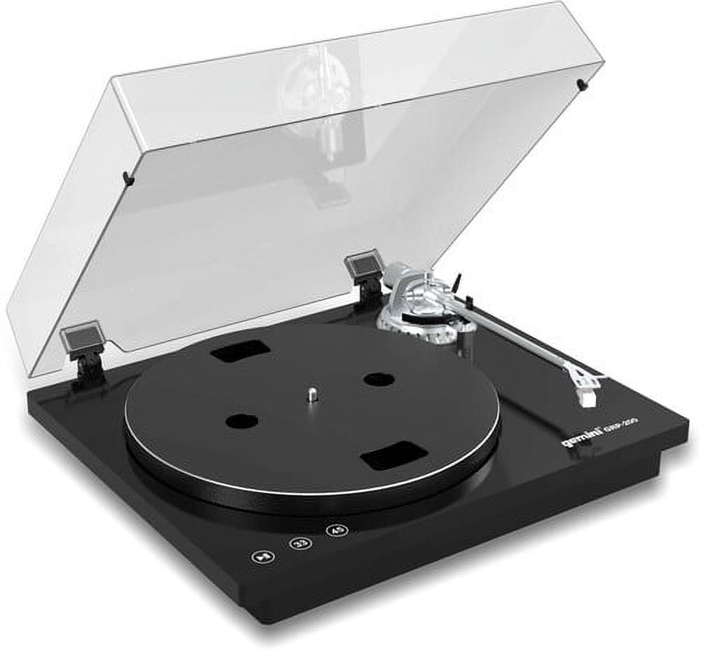 Gemini GRP-200 Professional Belt Drive USB Turntable with Built-in Preamp (Black, 2-Speed) wv05c