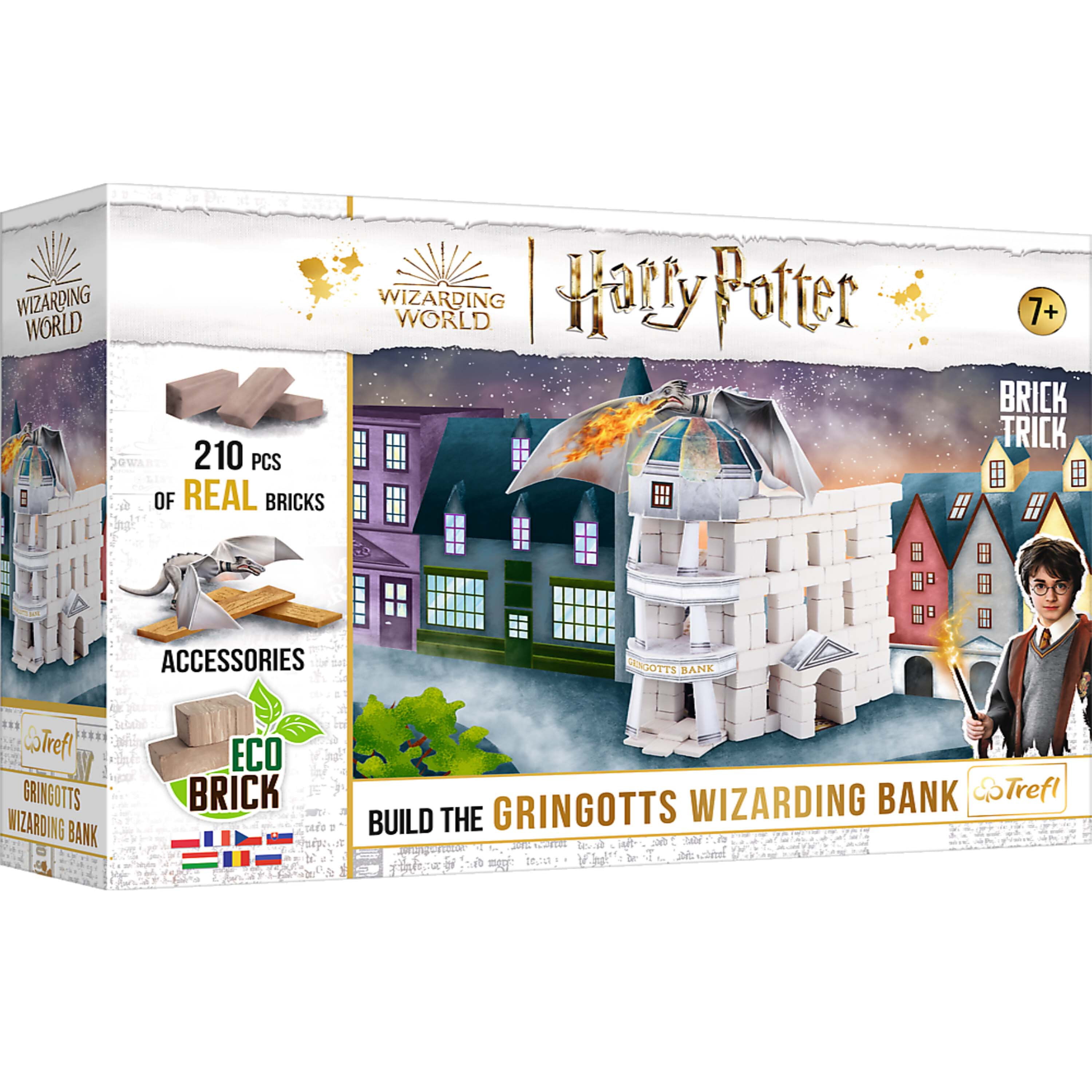 Trefl Brick Trick Harry Potter Gringotts Wizarding Bank Construction Set (1 Set) 0l4nb