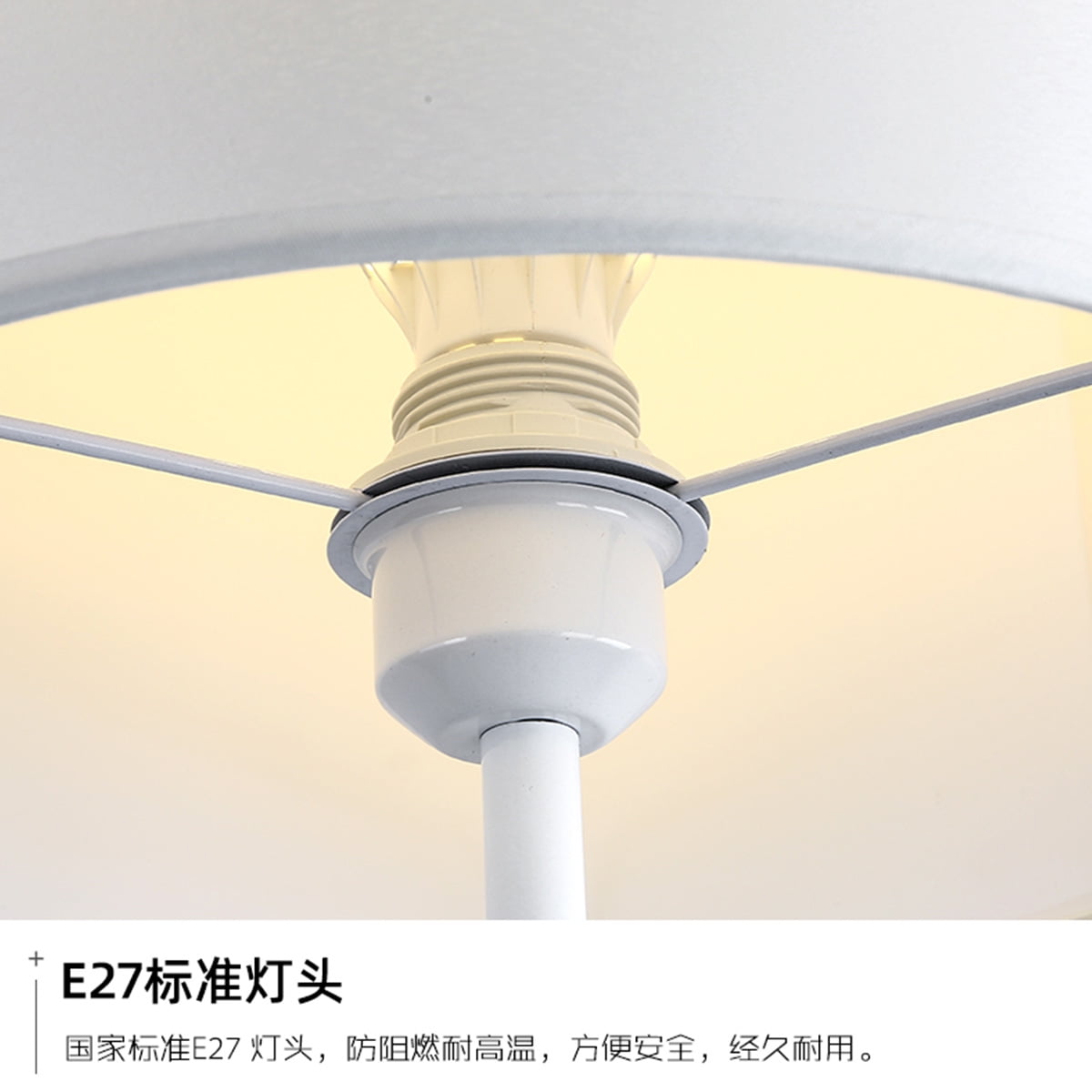 Susuzi 60 inch Adjustable LED Floor Lamp, Dimmable Standing Light for Living Room and Bedroom (White, 60 in) q09p7
