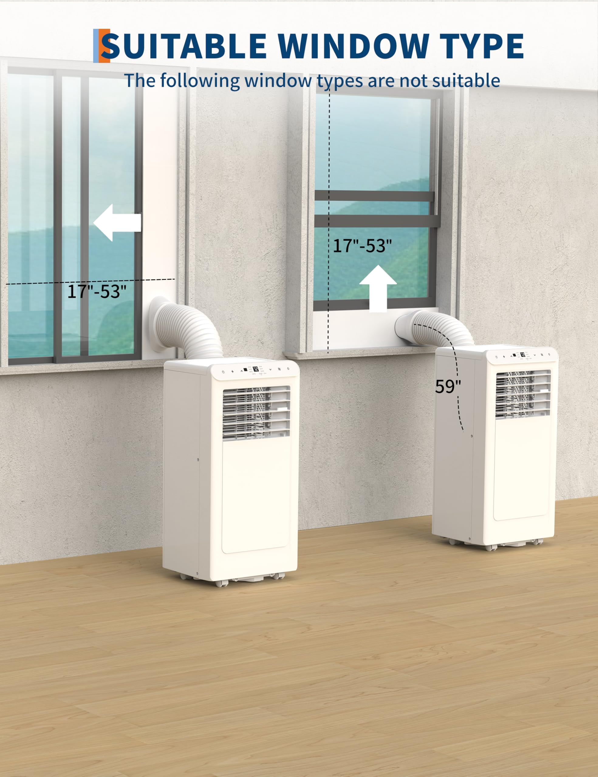 Tropow 8000 BTU Portable Air Conditioner (White, 13 in x 11 in x 27 in) hdqlr