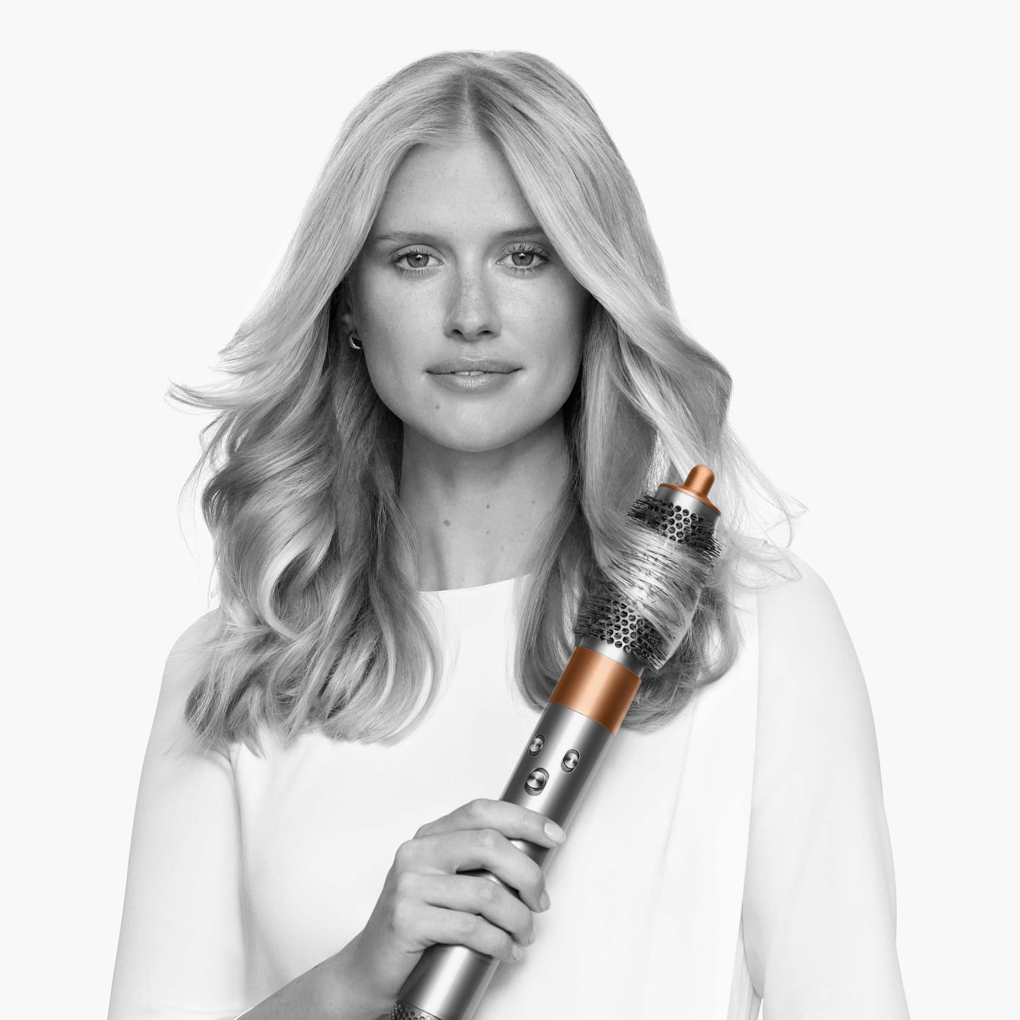 Dyson Airwrap Multi-Styler Complete Long Diffuse Hair Styling Tool (Nickel/Copper, Refurbished) jivlj