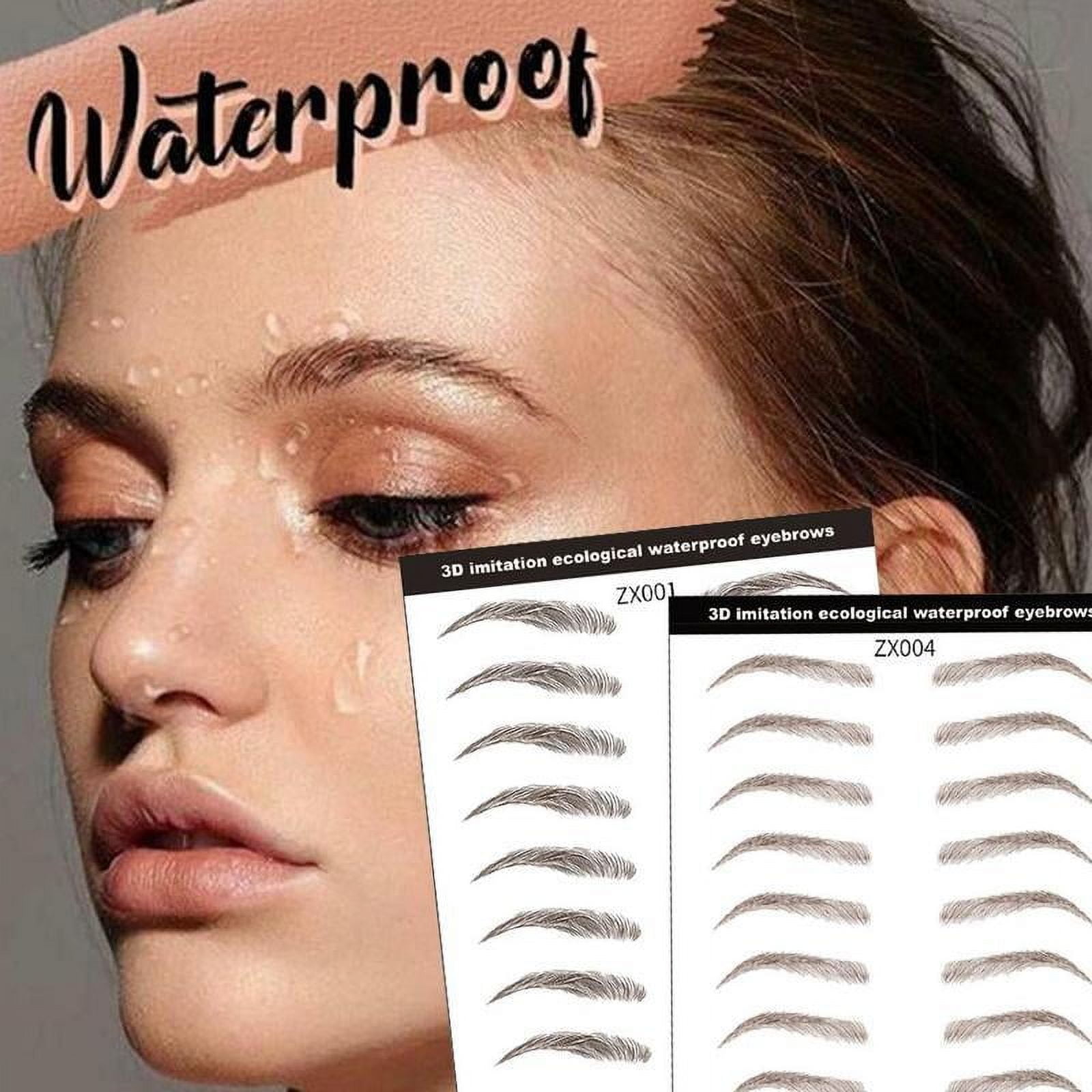FlexAura Eyebrow Stencils and Shaping Stickers (10 Pairs) pi5cz