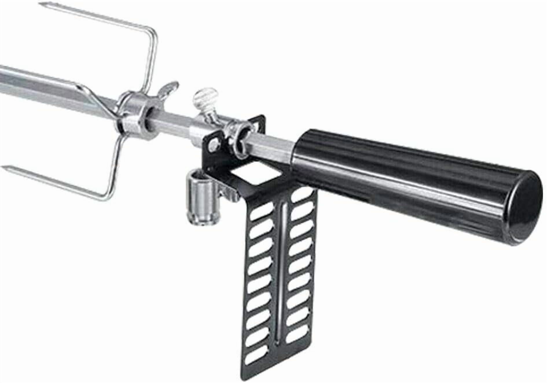 Generic Electric Barbecue Rotisserie Kit (360° Rotatable, Adjustable Stainless Steel Grill Rack, 15.43 lb Capacity) dv6v2