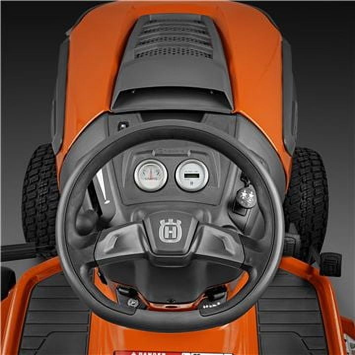 Husqvarna TS 354XD Garden Tractor, 24 HP Hydrostatic Riding Mower with 54-inch ClearCut Fabricated Deck 63ixb