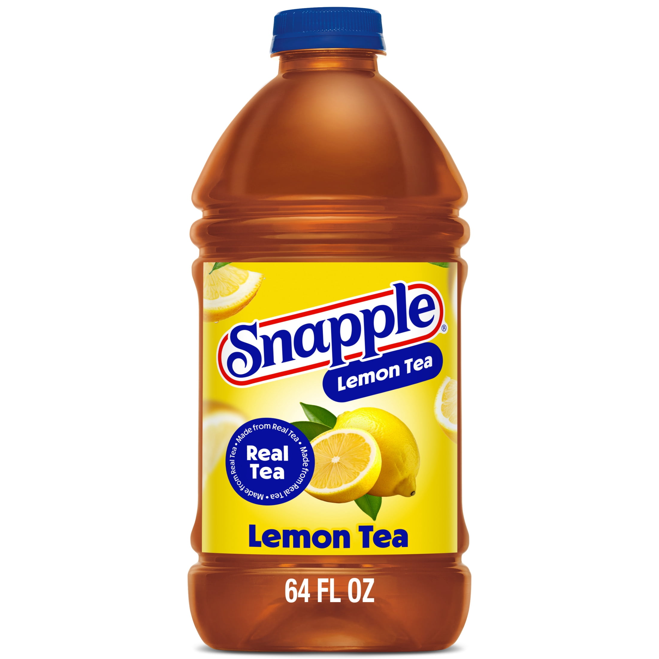 Snapple Natural Lemon Tea, All Natural Black and Green Tea Blend (64 fl oz) fqorv