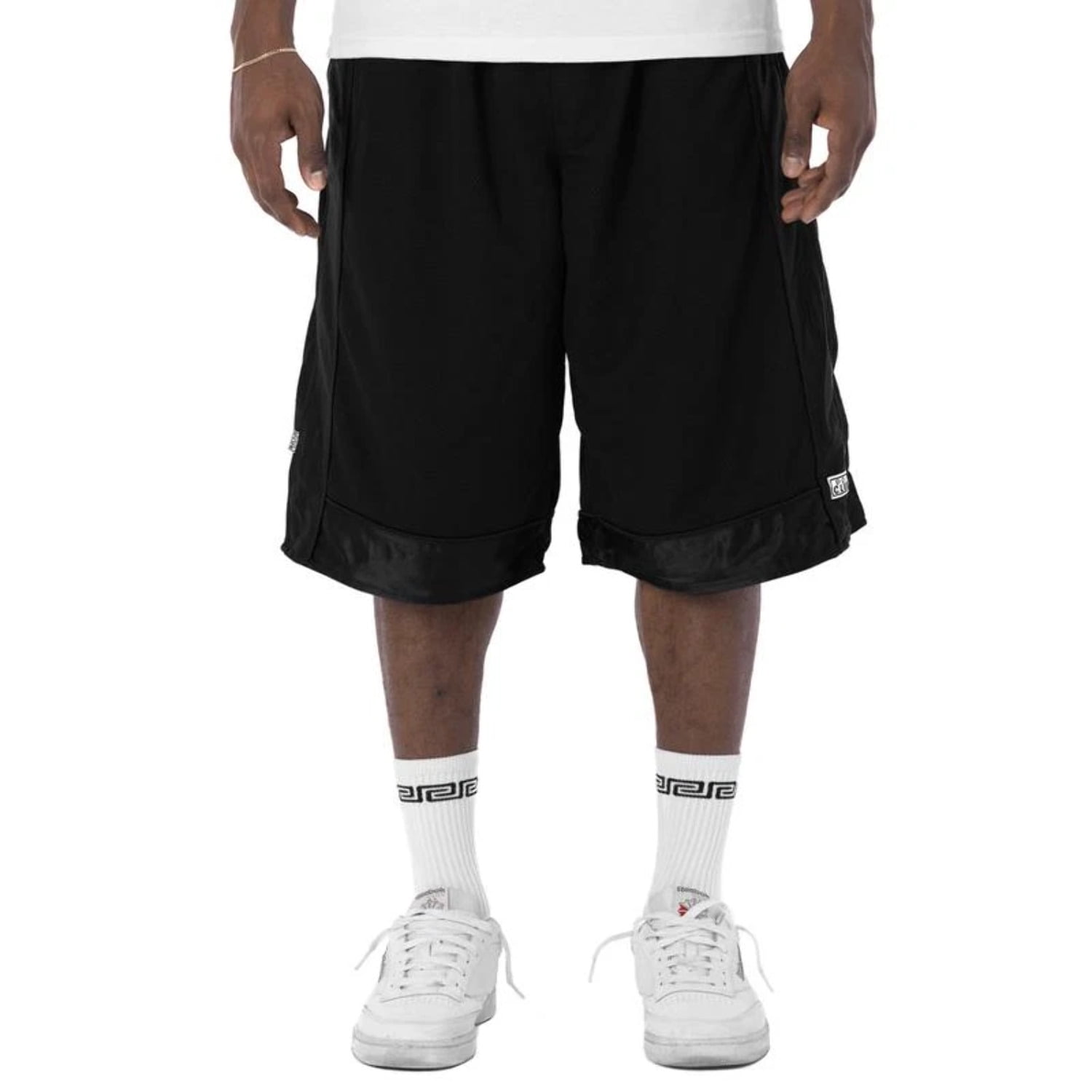 Pro Club Men's Heavyweight Mesh Basketball Shorts (White, Medium) wae29