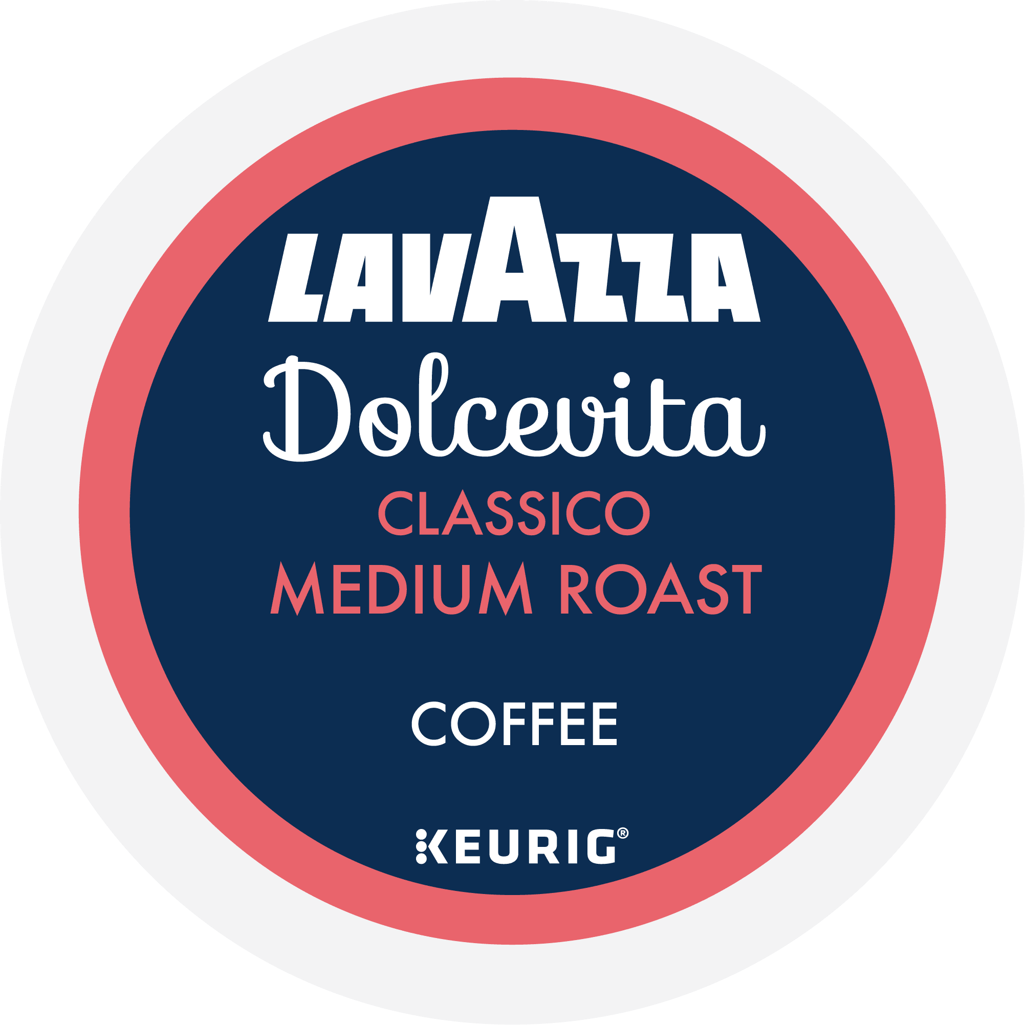 Lavazza Dolcevita Classico Medium Roast Coffee K-Cup Pods for Keurig Brewers (40 Count) 46hwv
