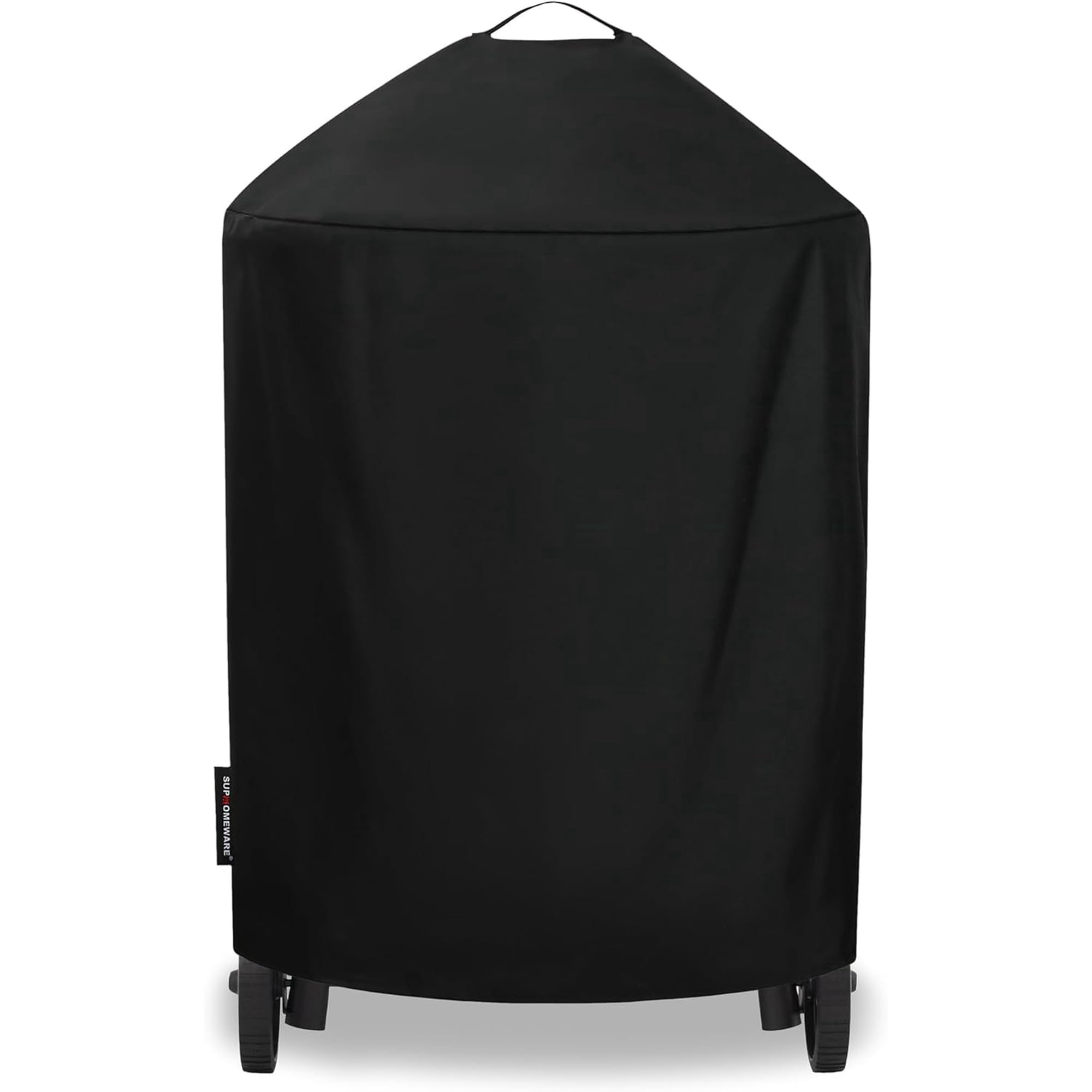WGM Grill Cover for Char-Griller Akorn Kamado and Premium Kettle Charcoal Grill (Black, 26 in x 26 in x 32 in) obejl