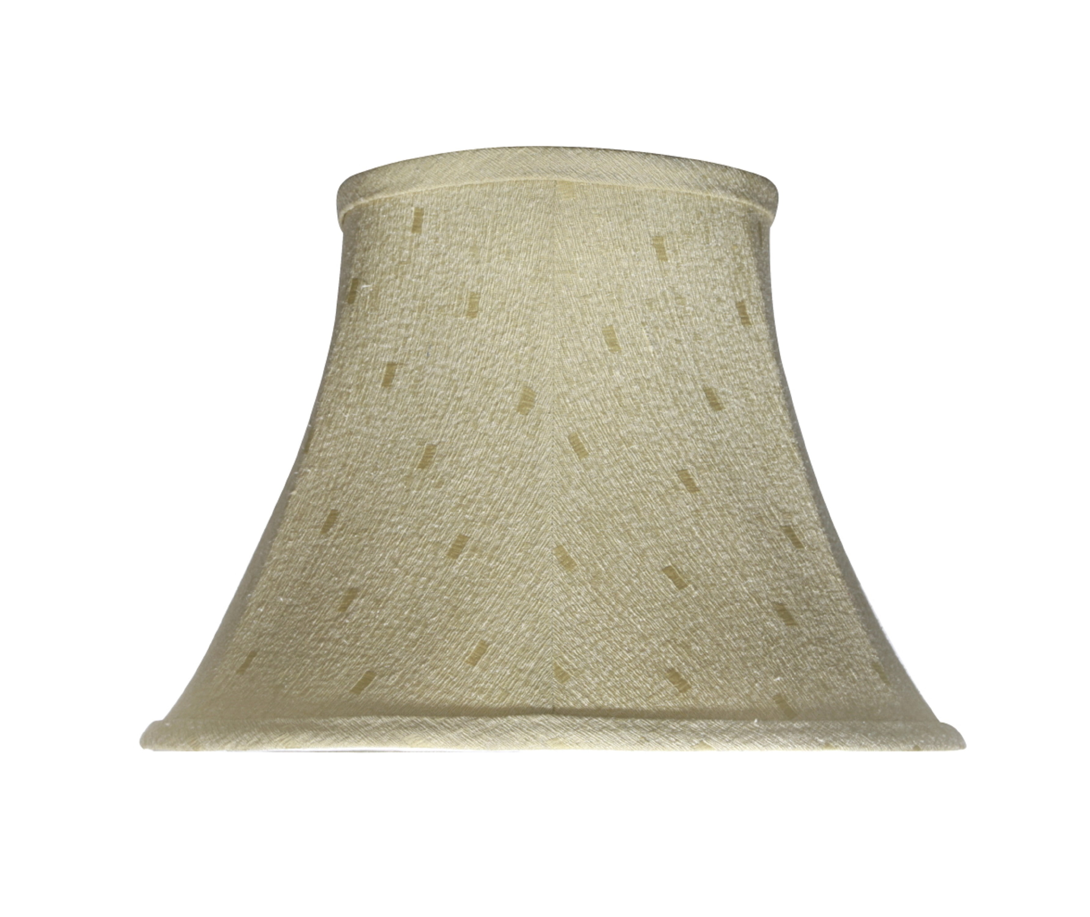 Aspen Creative Transitional Bell Lamp Shade, Jacquard Textured Fabric (Camel, 13 in) pb593
