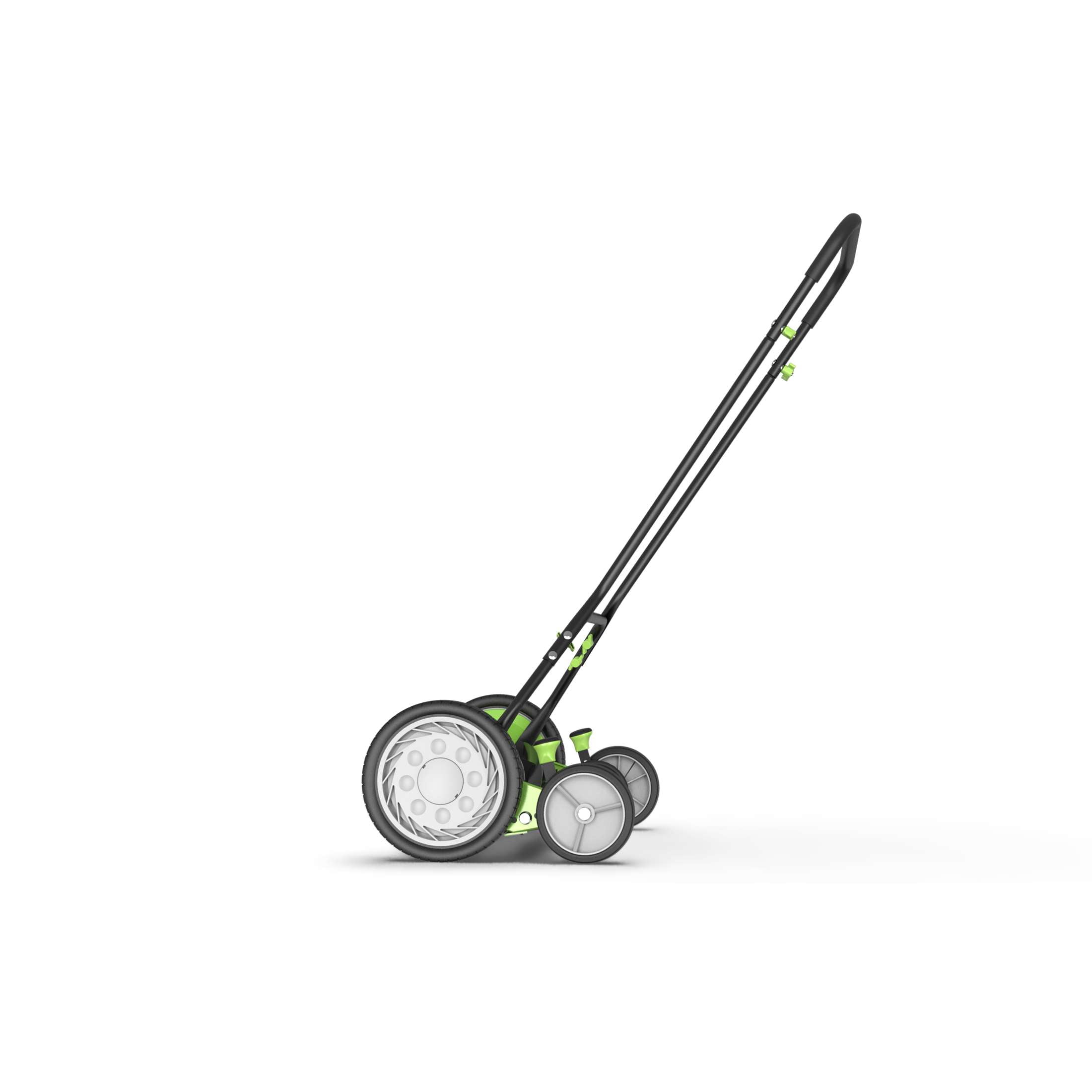 EarthWise 16 in 5-Blade Push Reel Mower (Grey, 16 in) stsvq