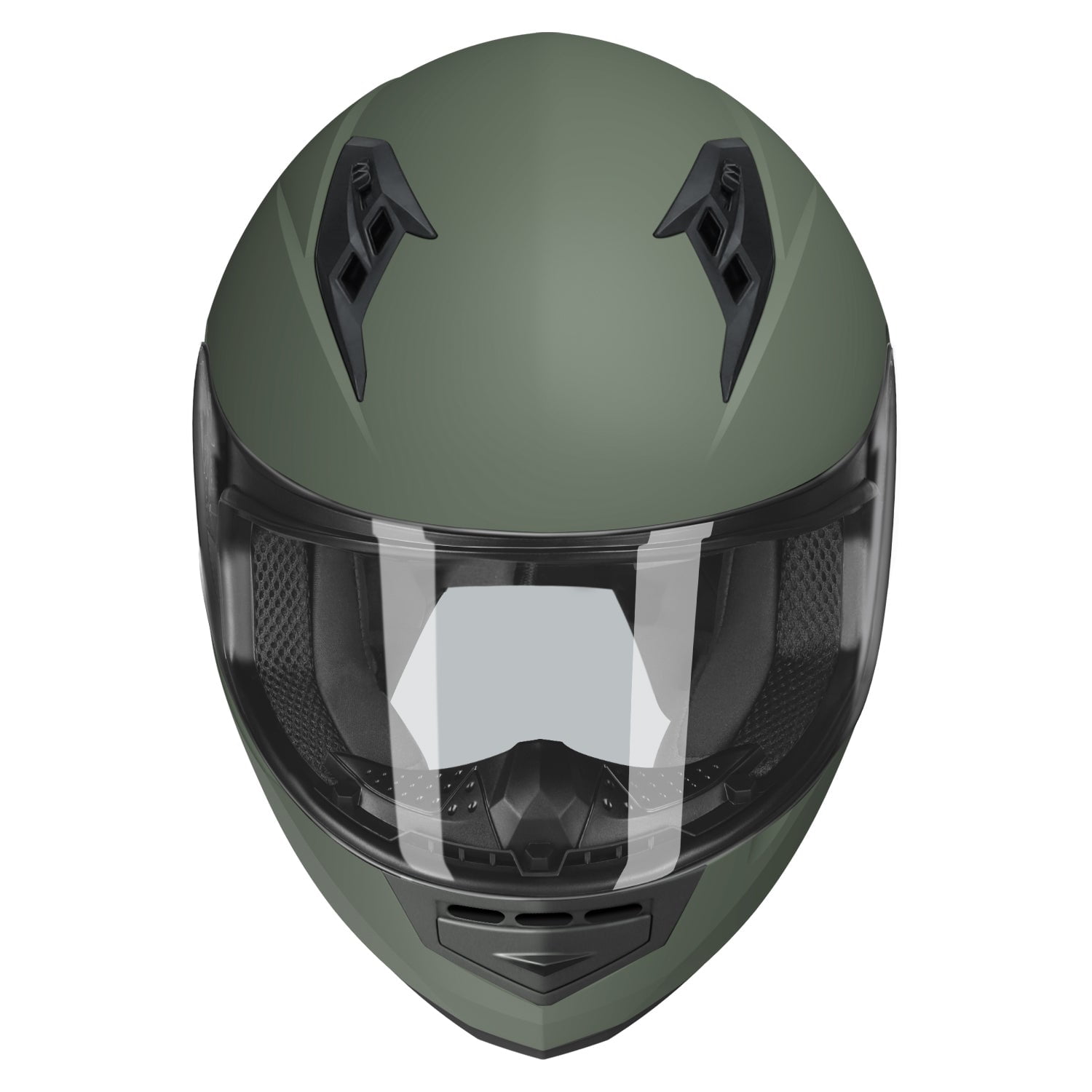 GLX GX11 Full Face Motorcycle Helmet with Tinted Visor (Camo, Small) 9y5bx