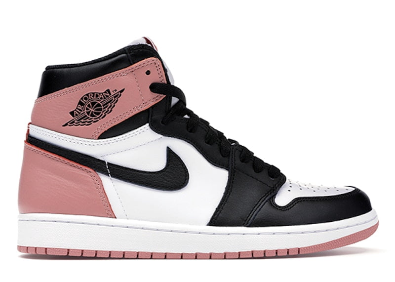 Jordan 1 Retro High Rust Pink Basketball Shoes (Rust Pink, 13) psg7f