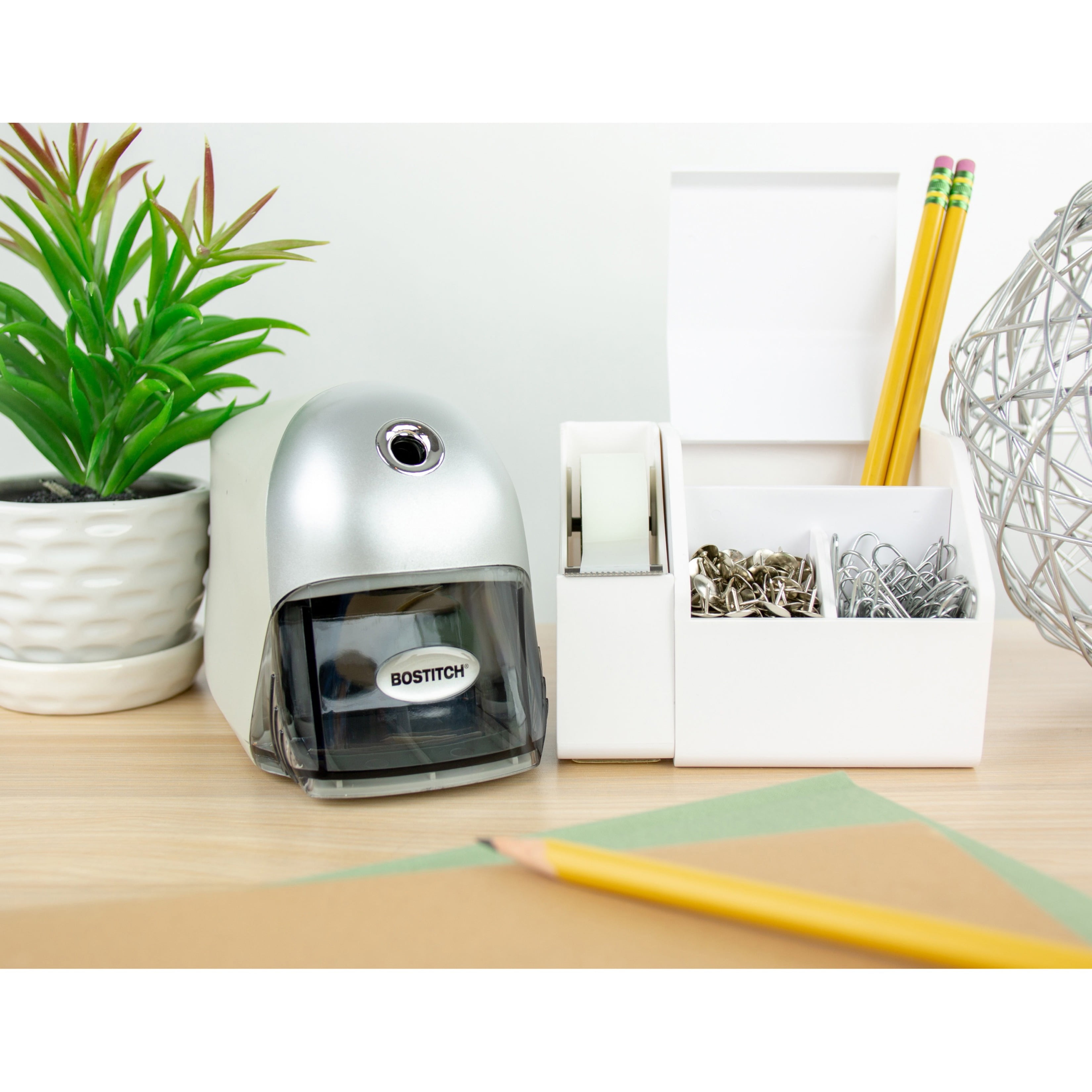 Bostitch Office QuietSharp Executive Electric Pencil Sharpener (Gray, 1 Unit) y46gx - Image 2