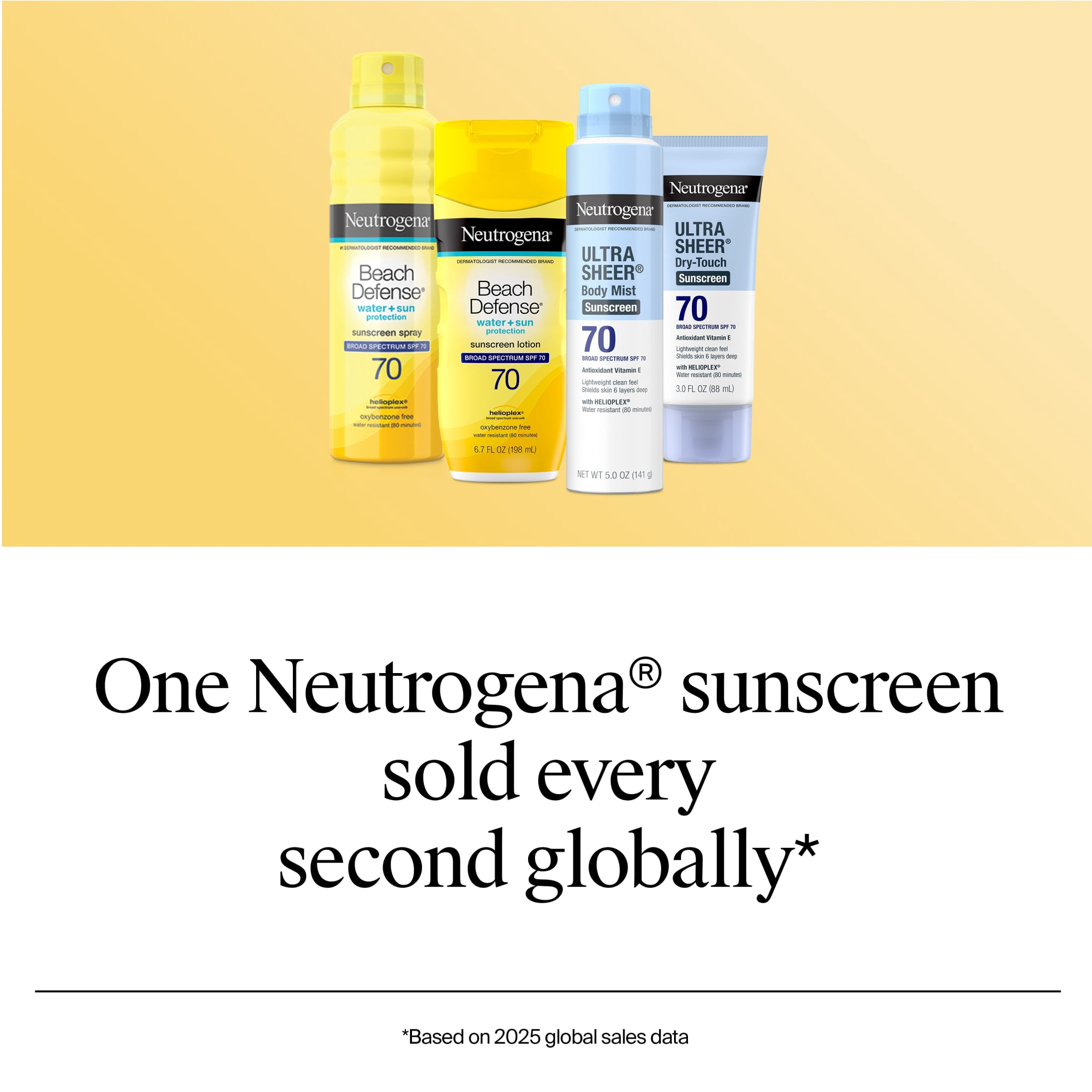 Neutrogena Ultra Sheer Dry-Touch Sunscreen Spray Broad Spectrum SPF 70 (5 oz) 0c2fn