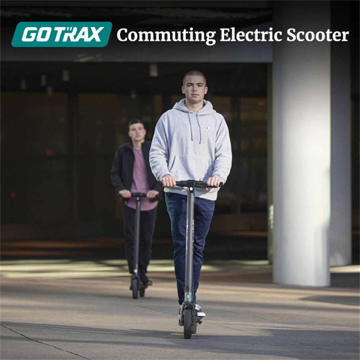 GOTRAX Rival Electric Scooter for Adults, Foldable Commuter Scooter with 15.5 mph Top Speed (Black, 220 lb Capacity) unf24
