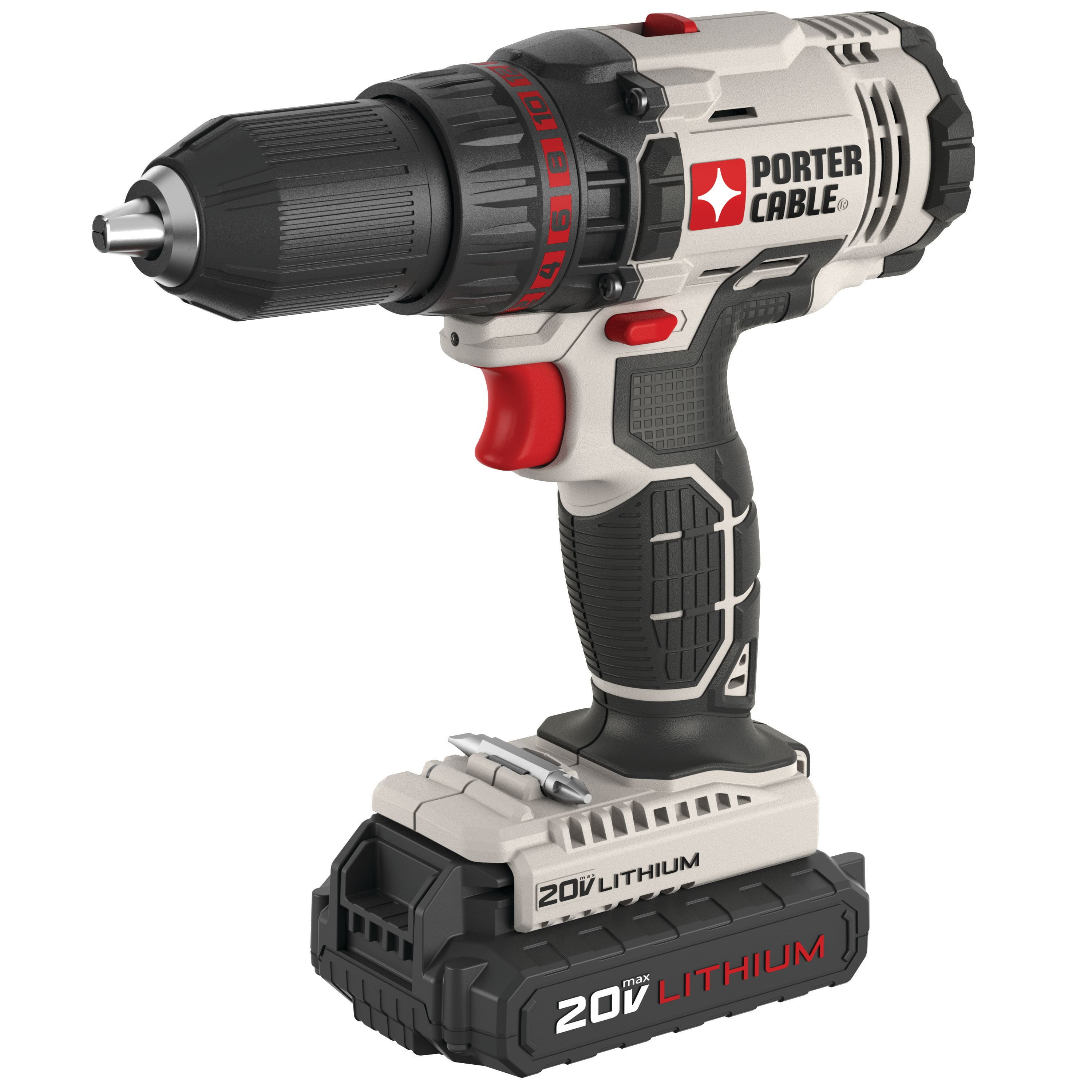 PORTER-CABLE 20V Max Lithium-Ion 4-Tool Cordless Power Tool Combo Kit (Red, 4-Piece Set) fq1zh