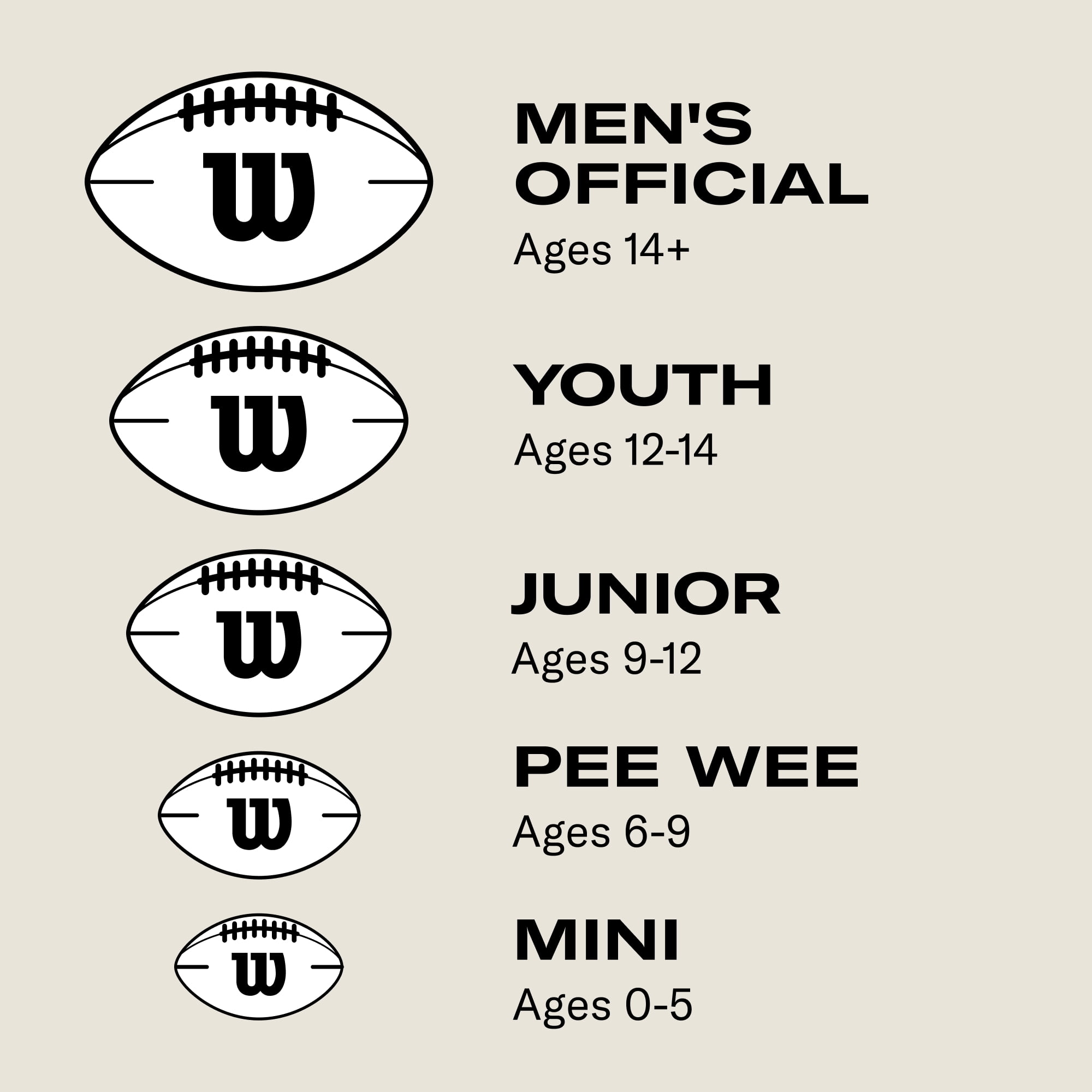 Wilson GST 1003 Official Size Leather Game Football (Brown, Official Size) xz3z0
