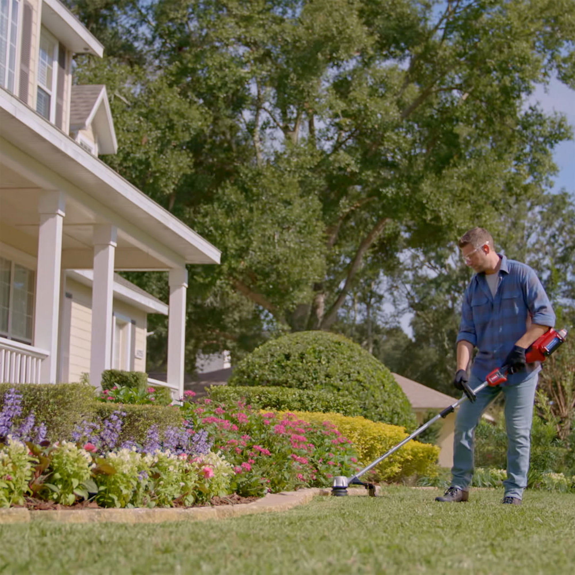 Toro Flex Force 60V Brushless Cordless String Trimmer (Red, 14 in to 16 in) 2zeec