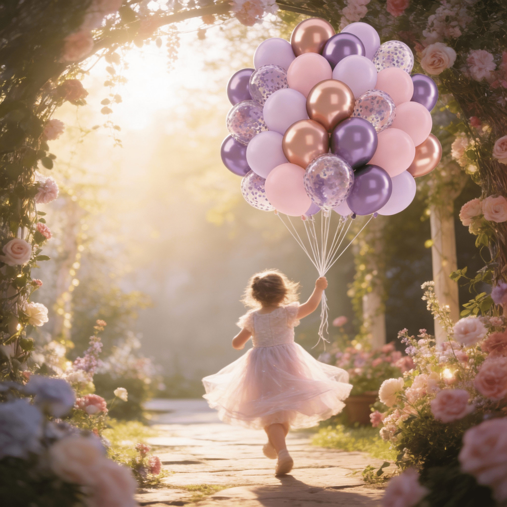 Qiameng Metallic Rose Gold and Pastel Purple Balloon Arch Kit for Party Decorations (50 Pack, 12 in) u2yey