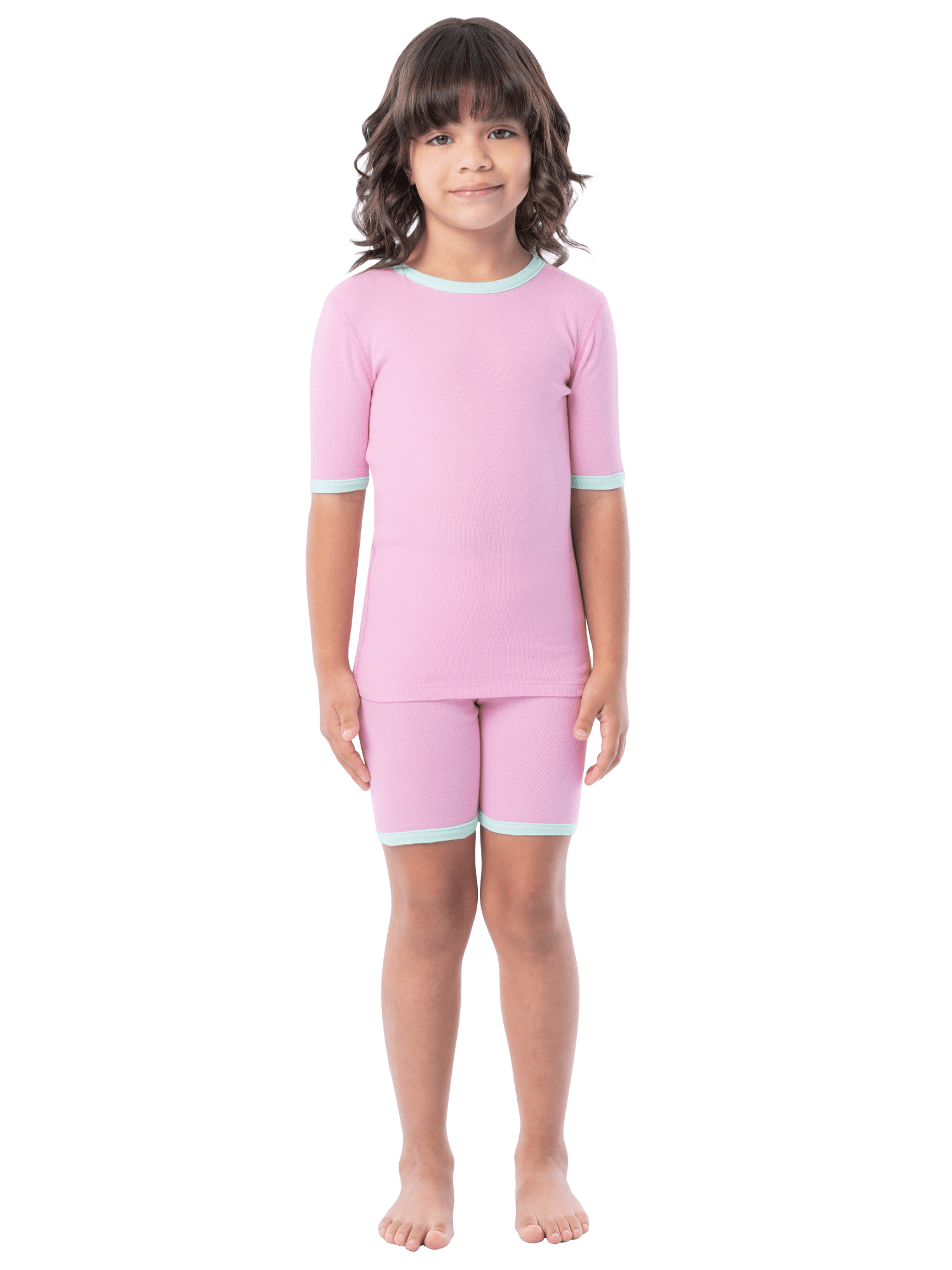 Fruit of the Loom Girls Snug Fit Cotton Pajama Set (4-Piece, Sizes 4-12) iptme