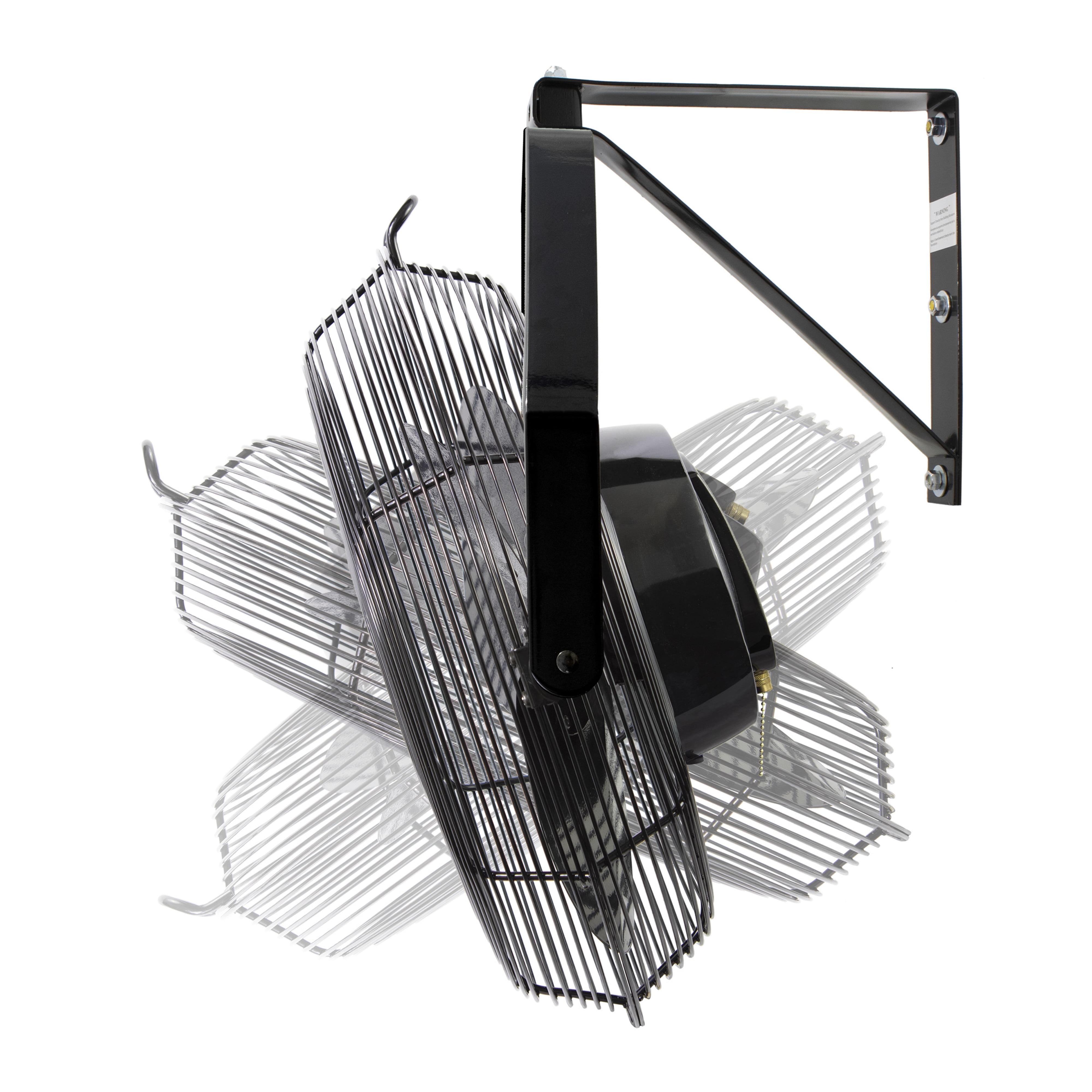 Air King 18 in Industrial Grade High Velocity Wall Mount Fan (Black, 18 in) lor7c